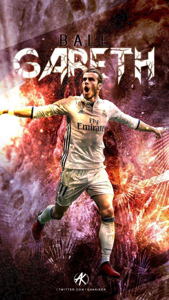 Gareth Bale 2016 17 Phone Wallpaper