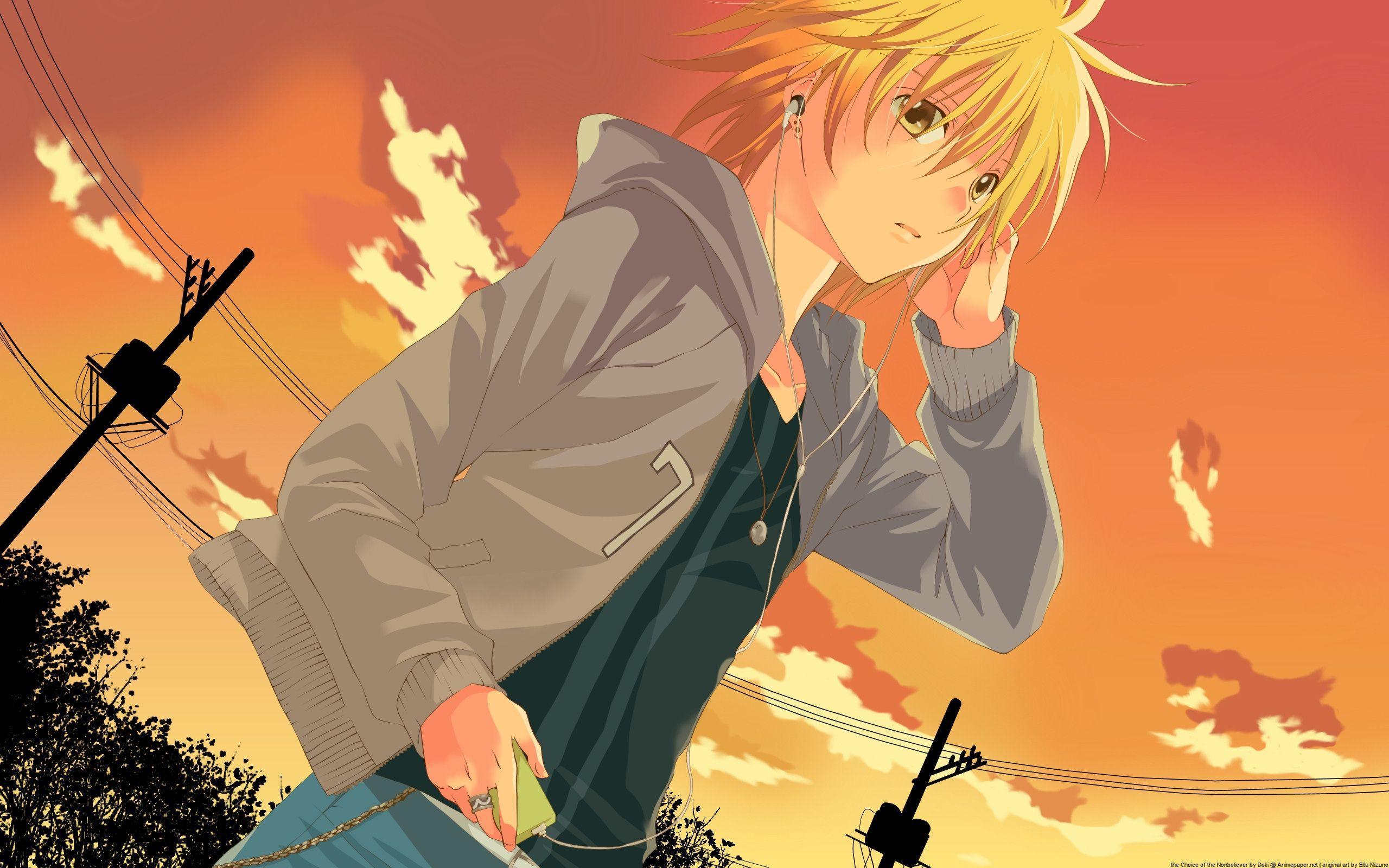 Anime Boy Music Wallpapers Hd 1080P 12 HD Wallpapers