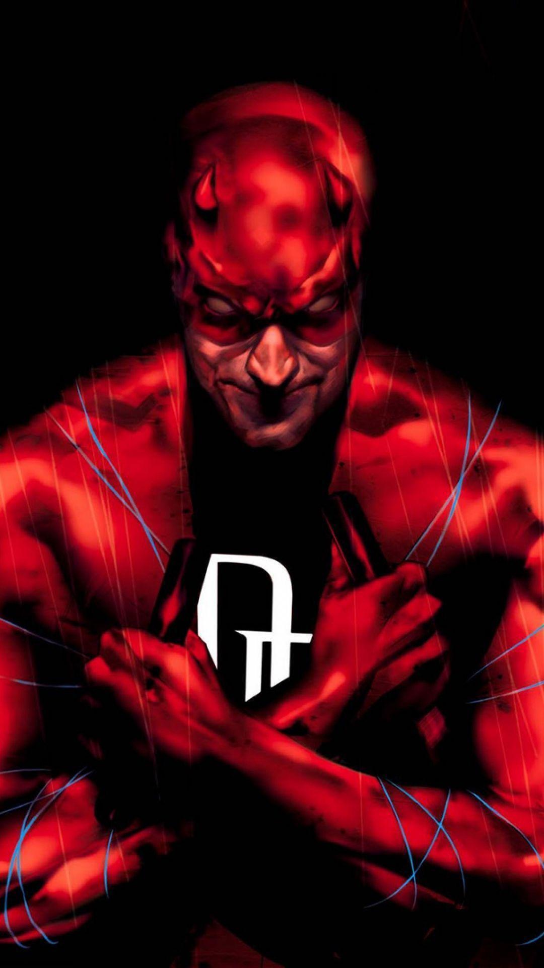 Download Wallpaper 1080x1920 Daredevil, Art, Marvel comics Sony