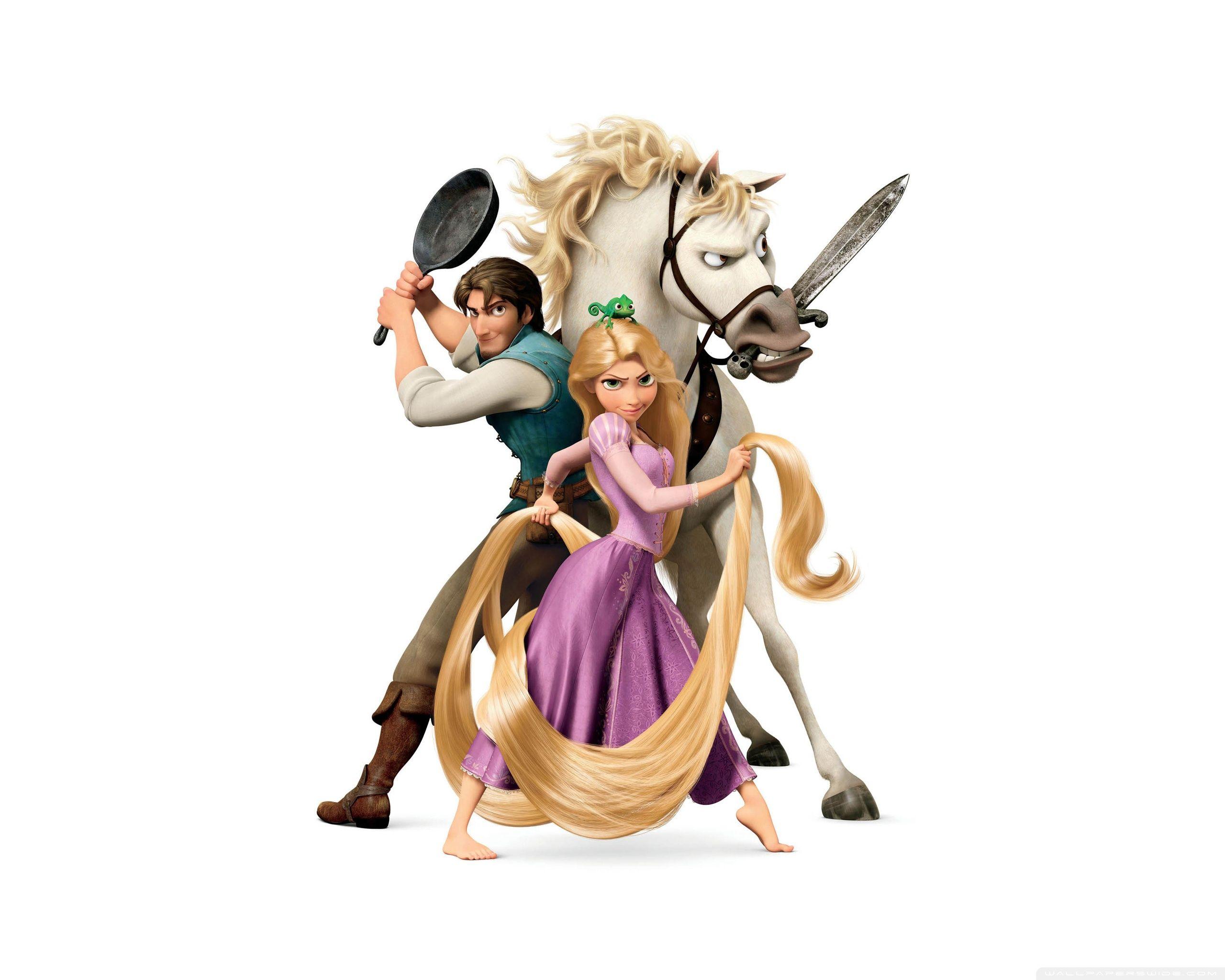 Tangled Disney Rapunzel And Flynn Ryder ❤ 4K HD Desktop Wallpaper