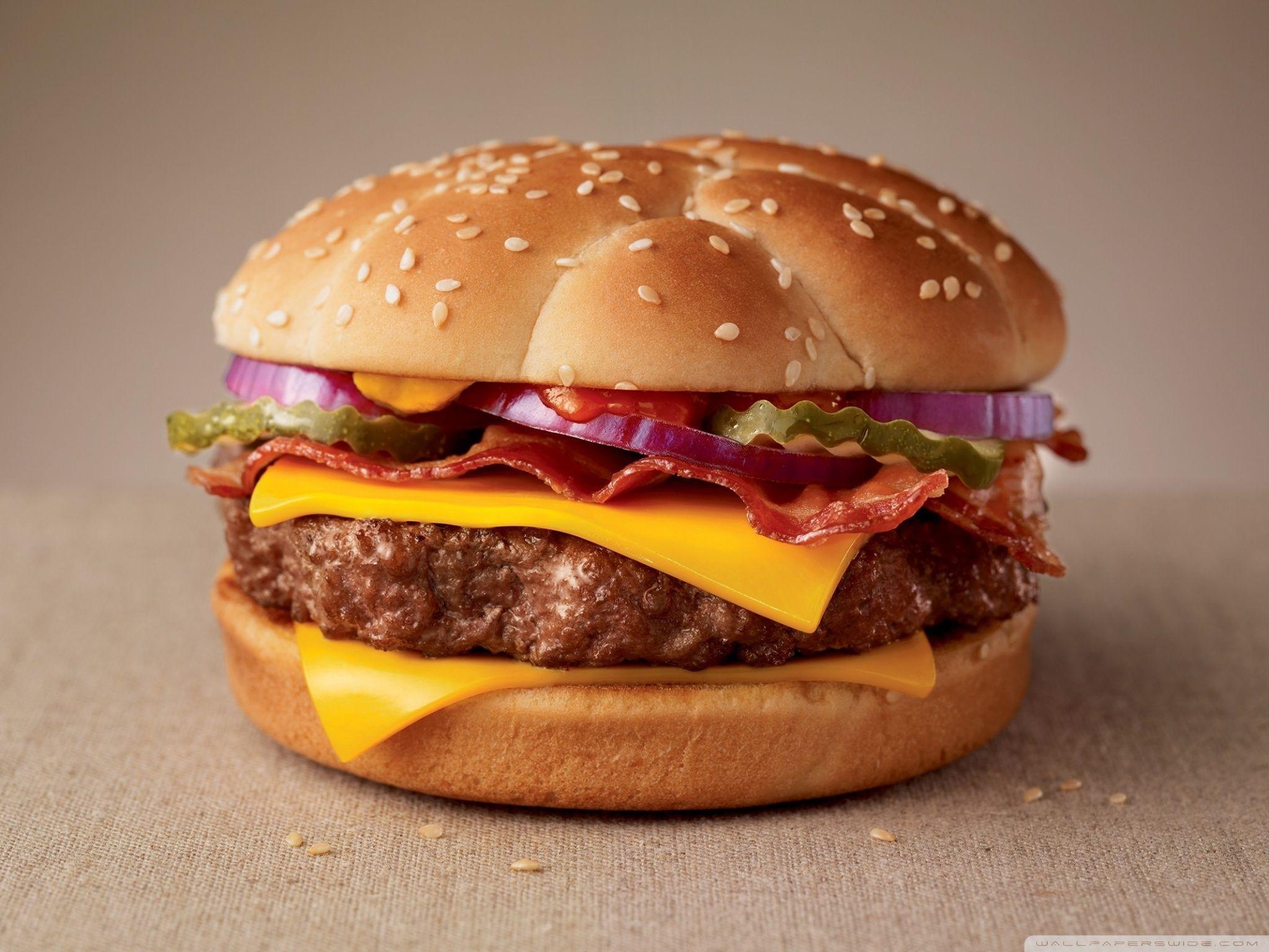 Fast Food Burger HD desktop wallpaper, High Definition