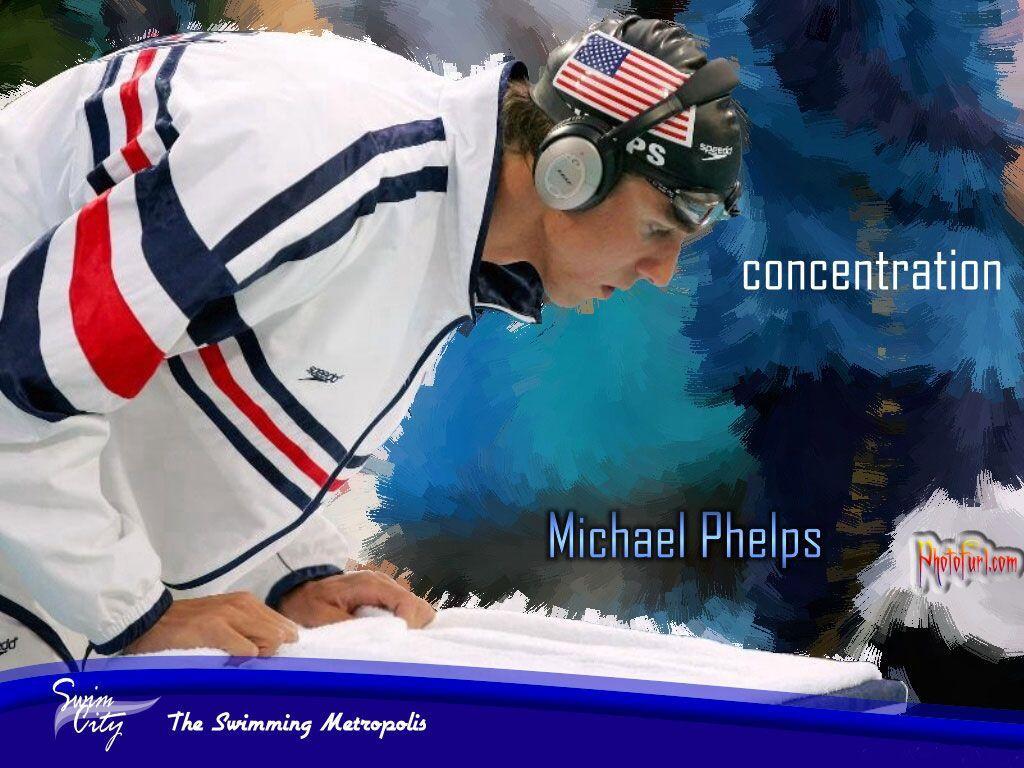 Beijing 2008 Summer Olympics Michael Phelps Wallpaper Background