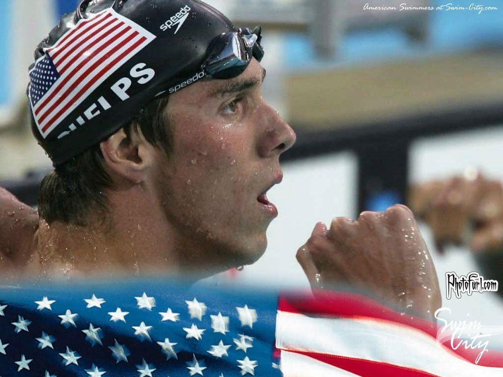 American Swimmers Michael Phelps Wallpaper Background. Free