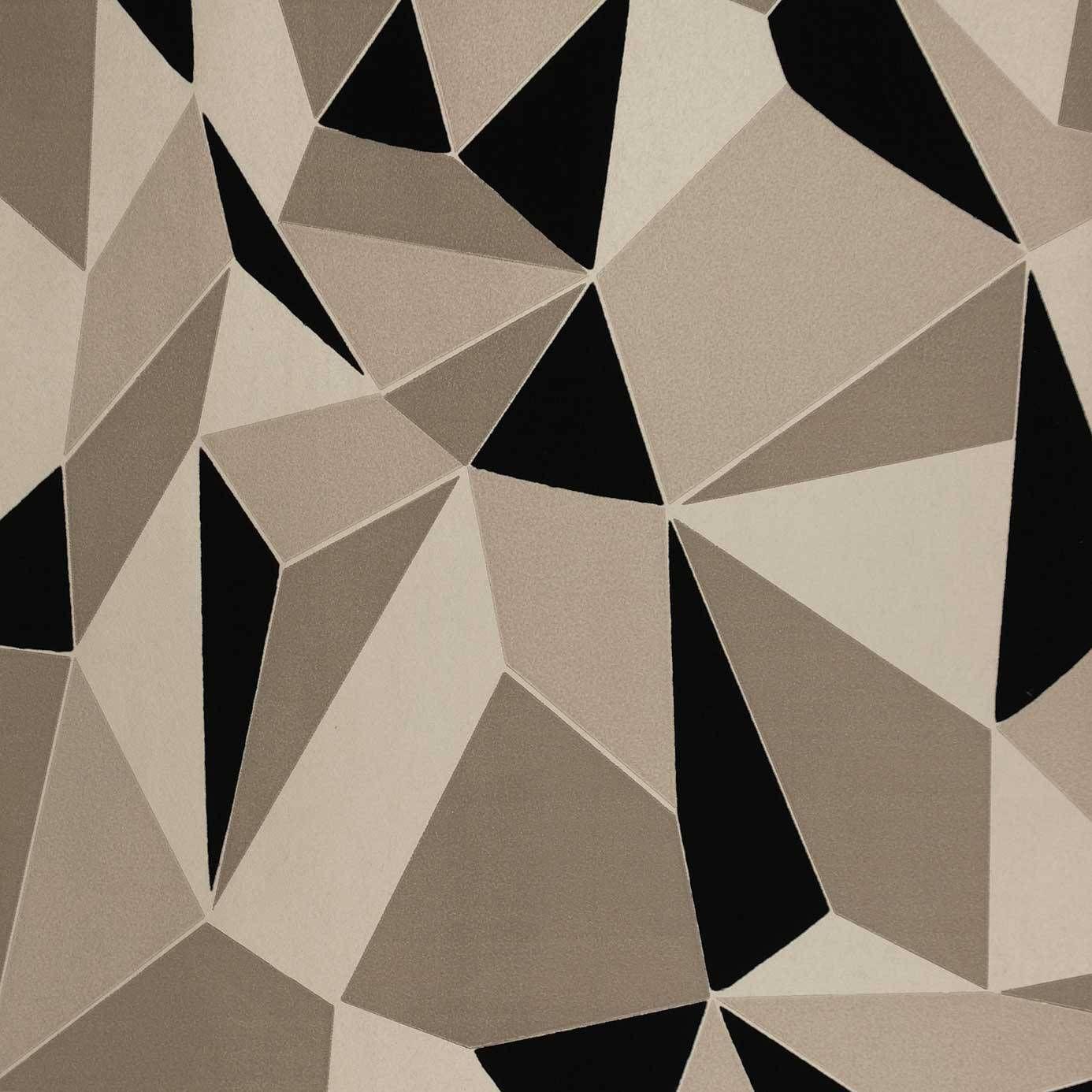Prism Wallpaper (Flock) (1975 905) Textiles