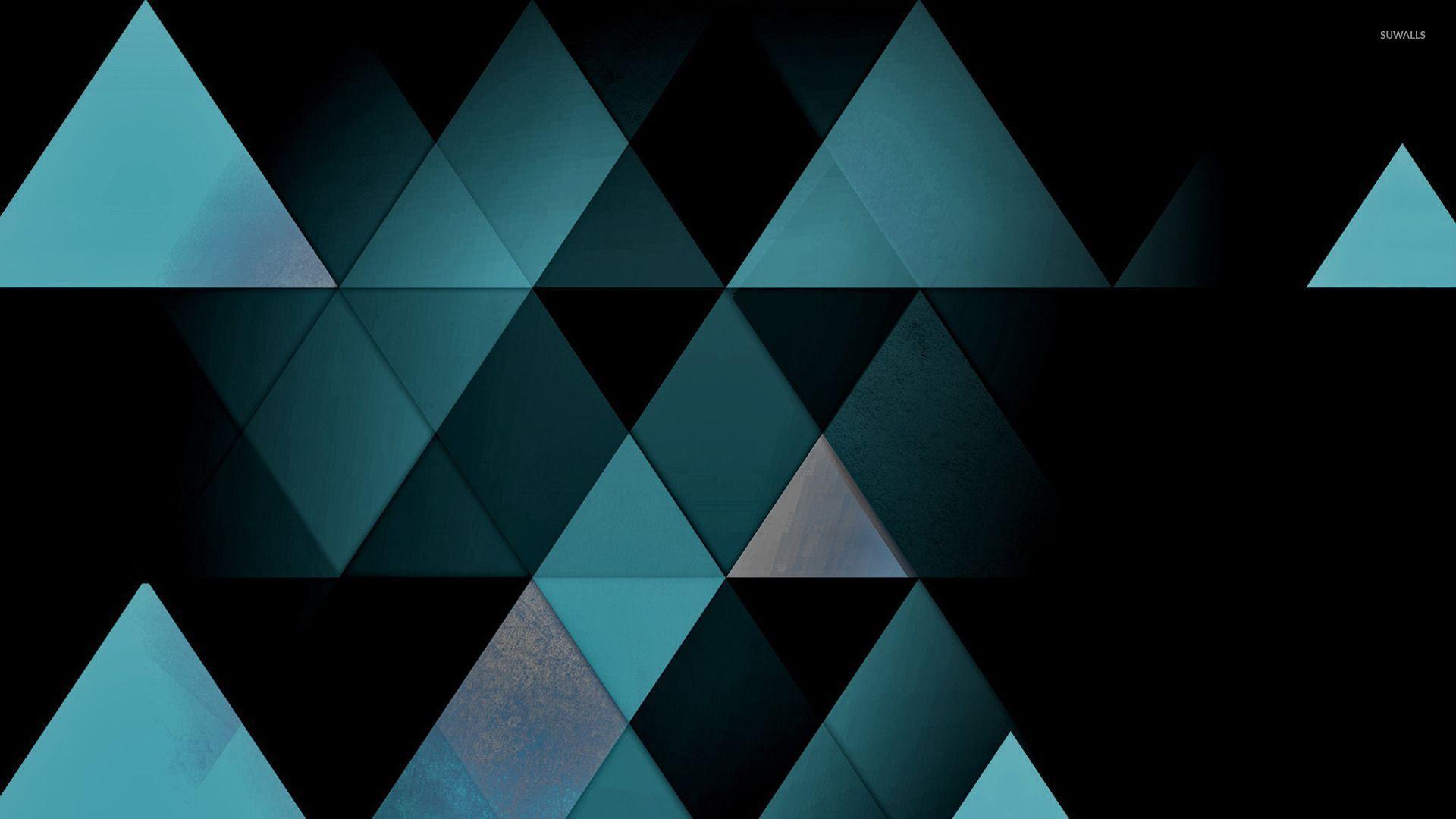 Mosaic triangles wallpaper wallpaper