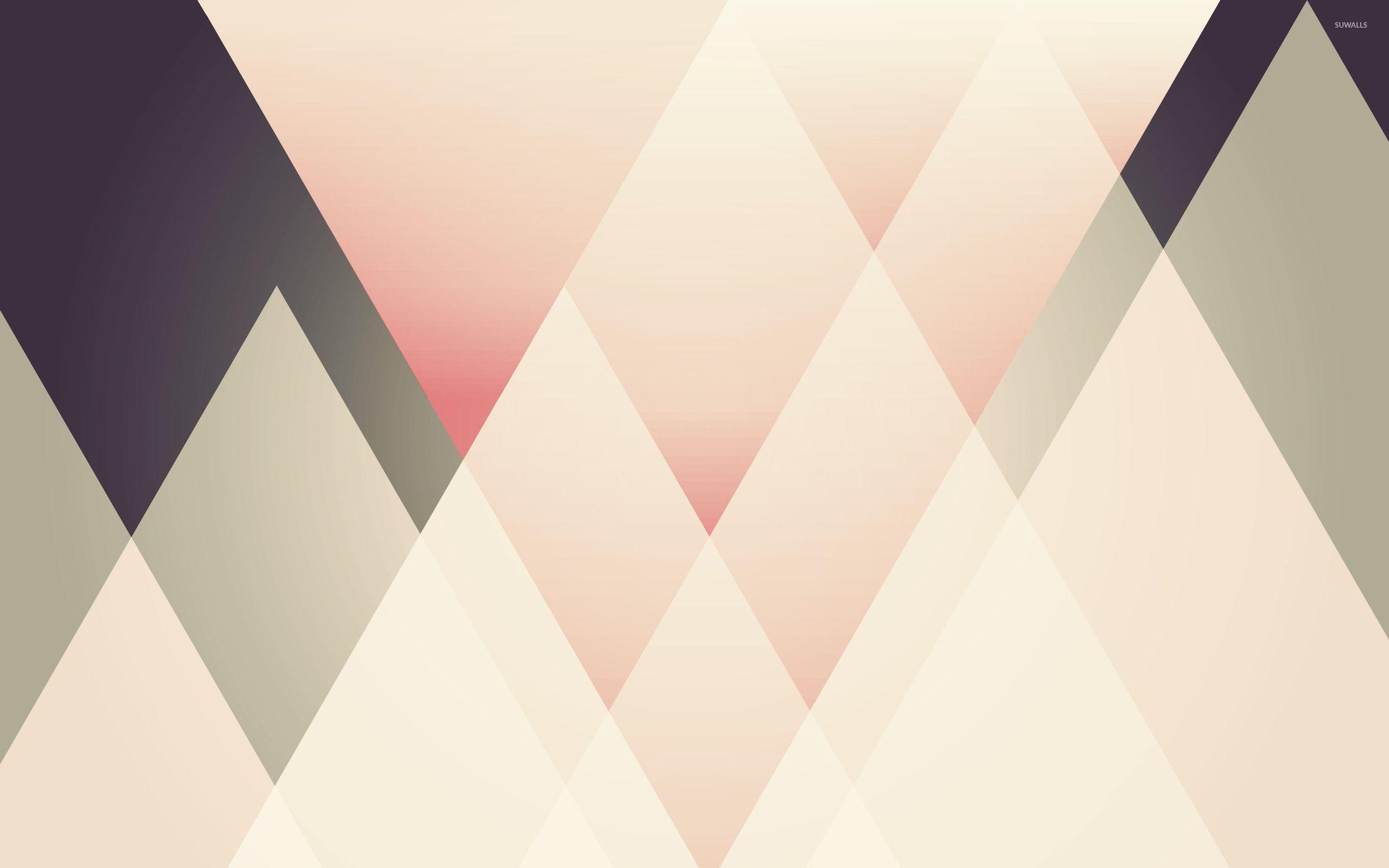 Blurred out triangles wallpaper wallpaper