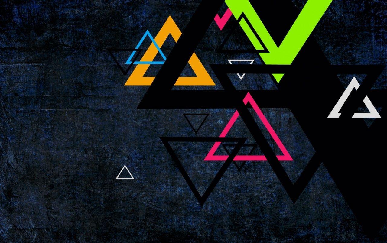 Triangles wallpaper. Triangles