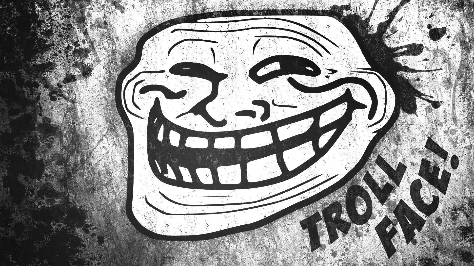 Download Laughing Troll Face Meme Laptop Wallpaper