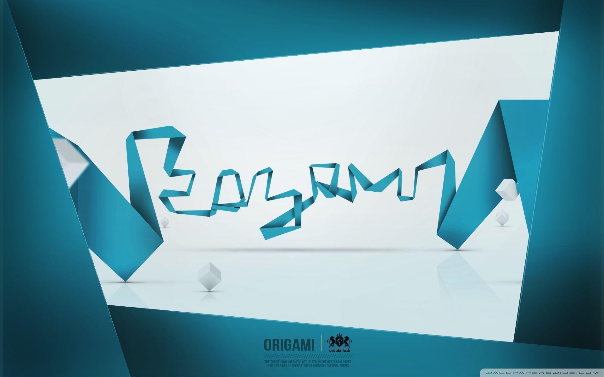 Origami HD desktop wallpaper, High Definition