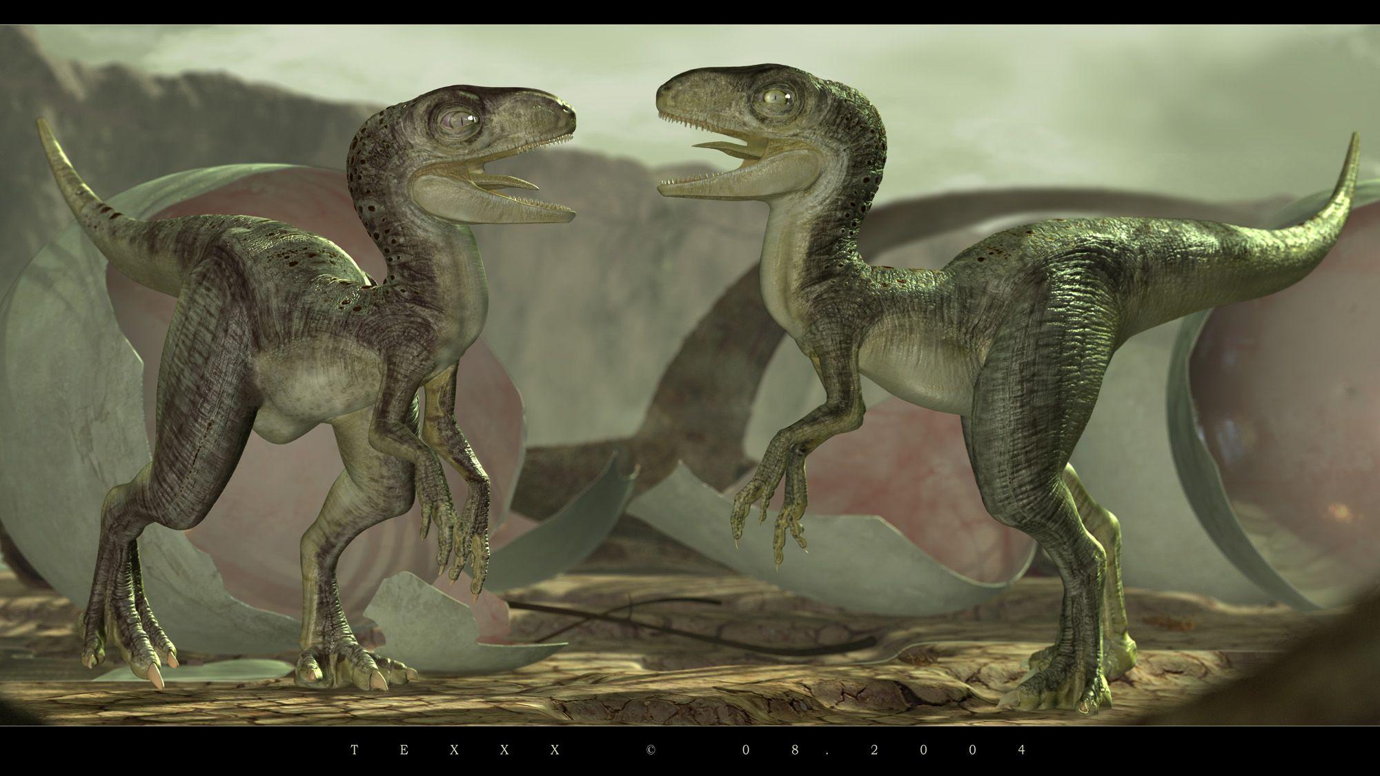 artistic, dinosaurs, velociraptor Wallpaper / WallpaperJam.com