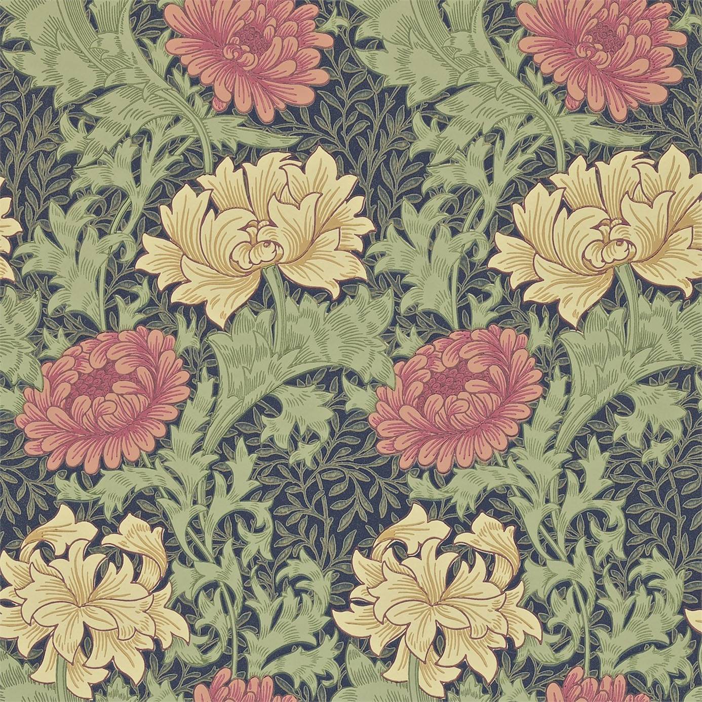 Chrysanthemum Wallpaper Morris & Co