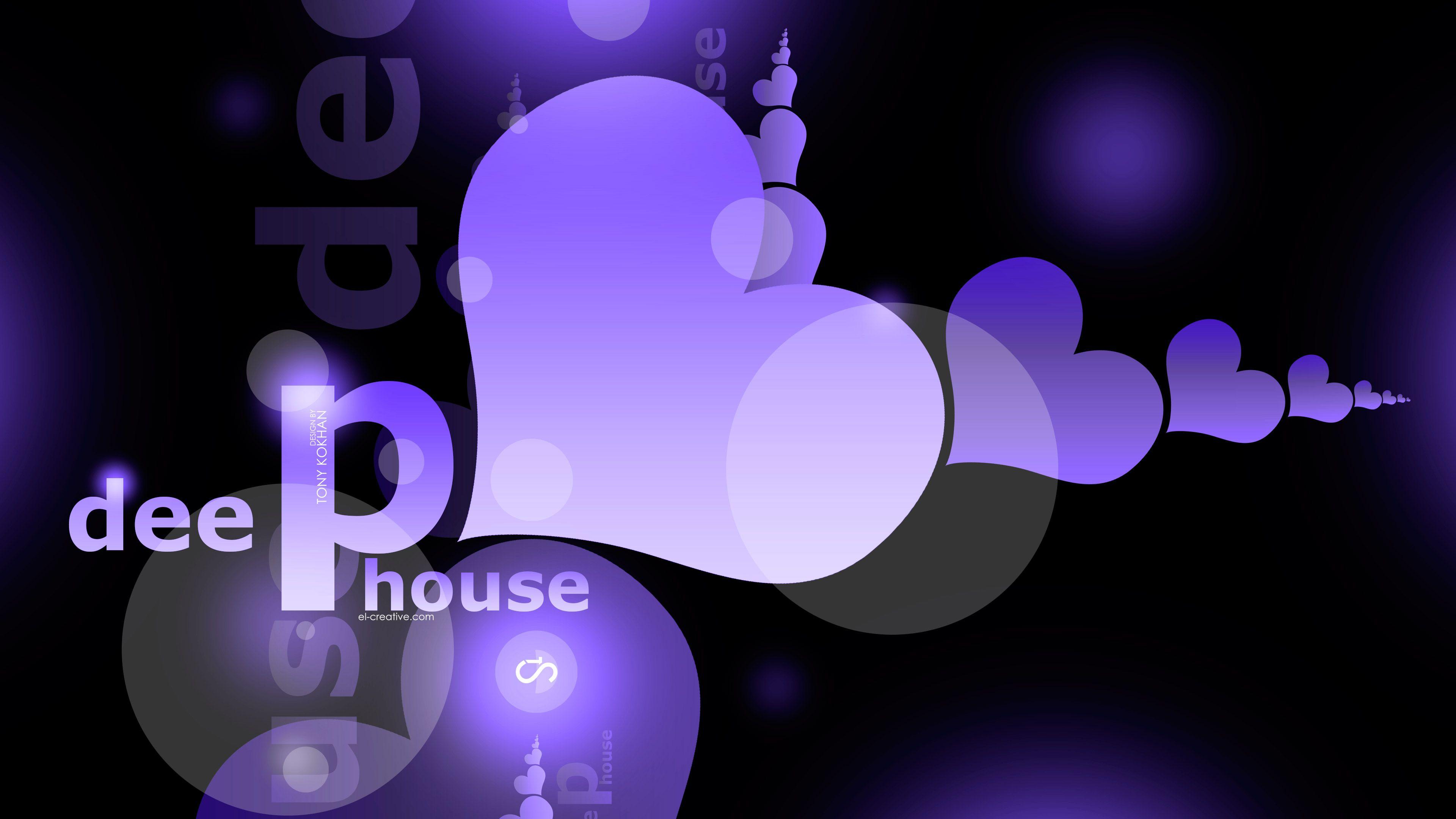 4K Wallpaper Deep House Music Heart Style 2014 « el Creative
