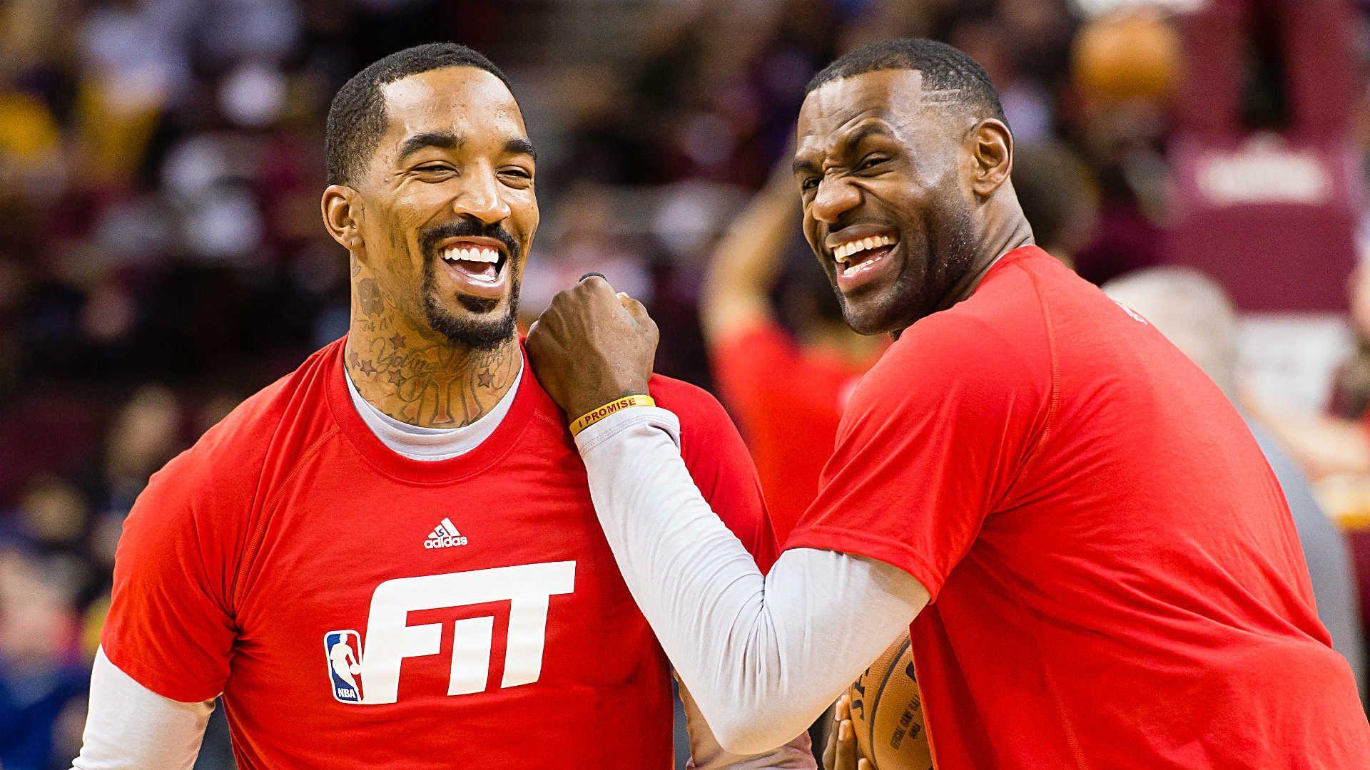 J.R. Smith Would Give MVP Vote to LeBron James or Russell