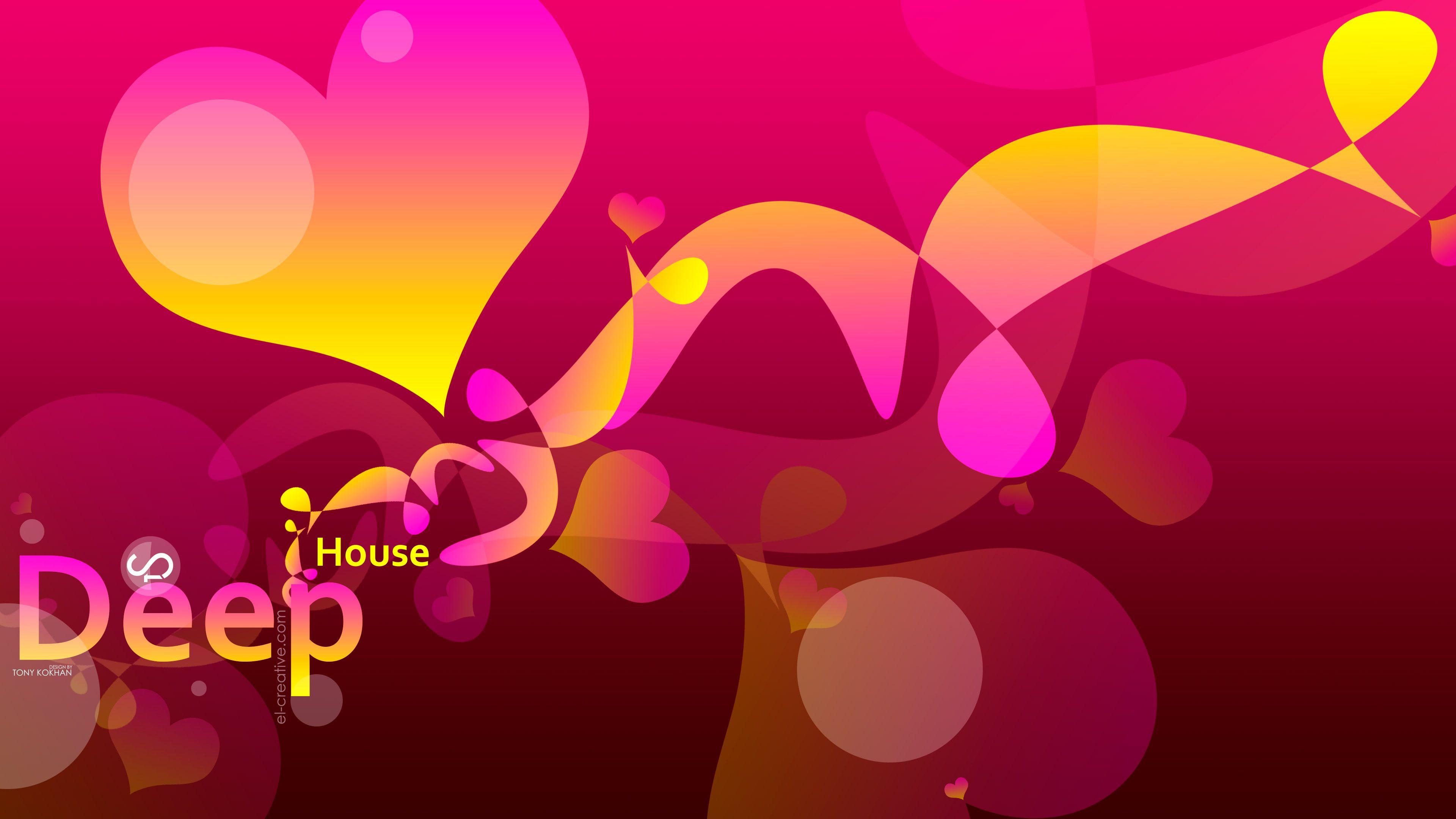 4K Wallpaper Deep House Music Heart 2014 « el Creative