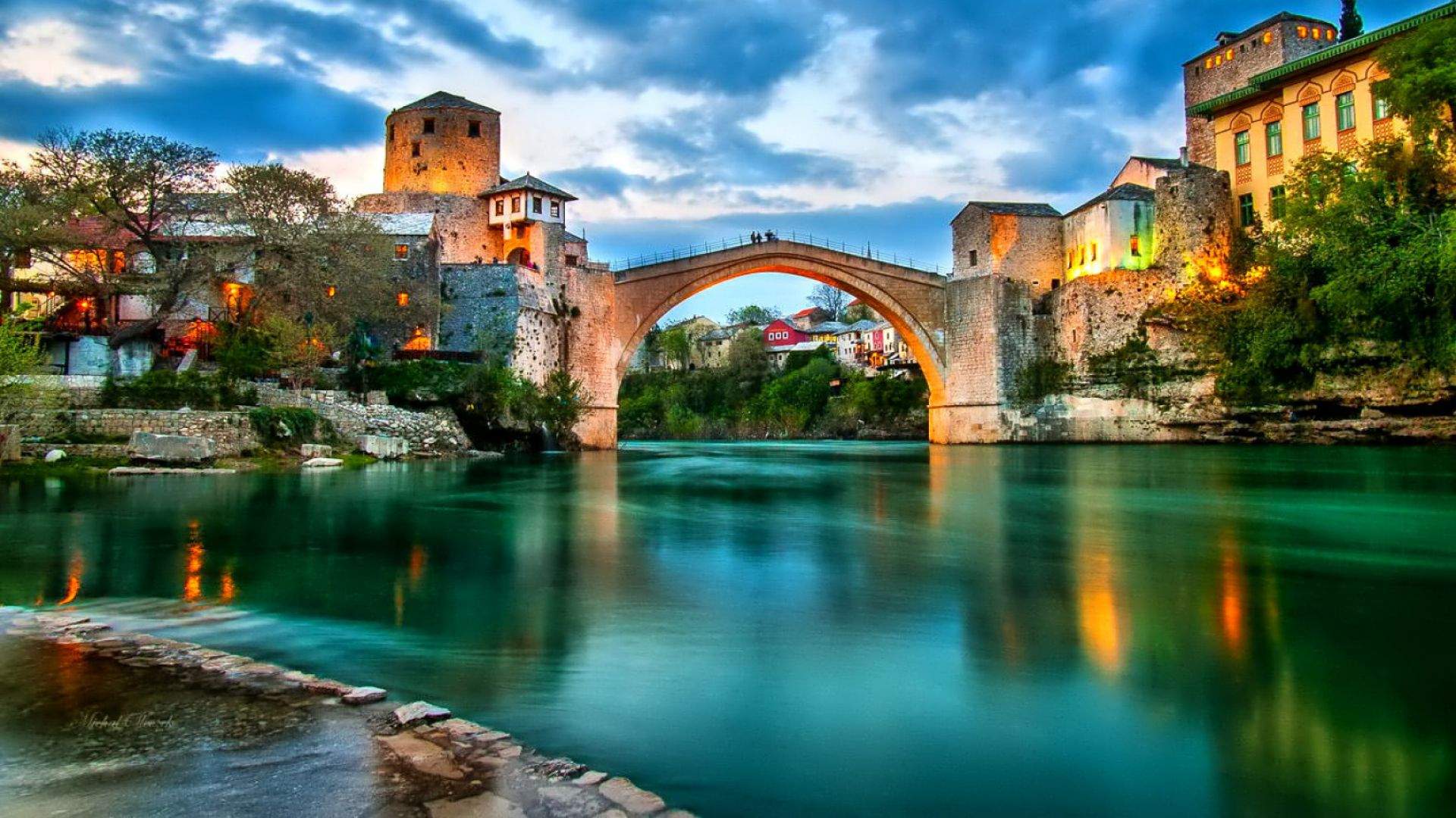 Mostar Bridge Bosnia Wallpaper HD Download For Desktop
