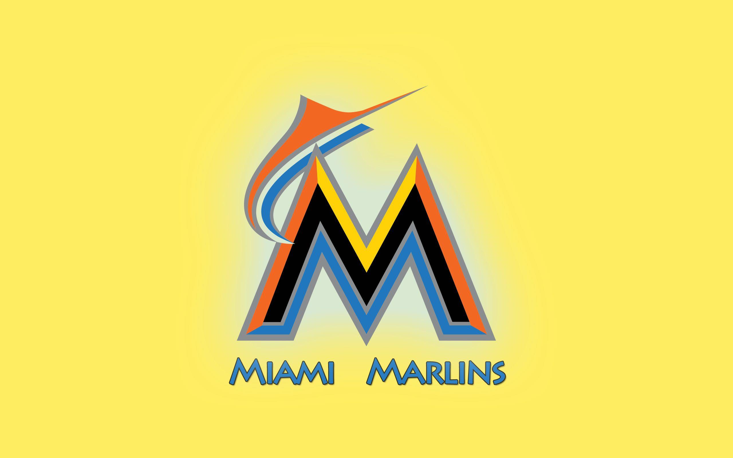 Miami Marlins Logo Desktop Wallpaper 50482 2560x1600 px