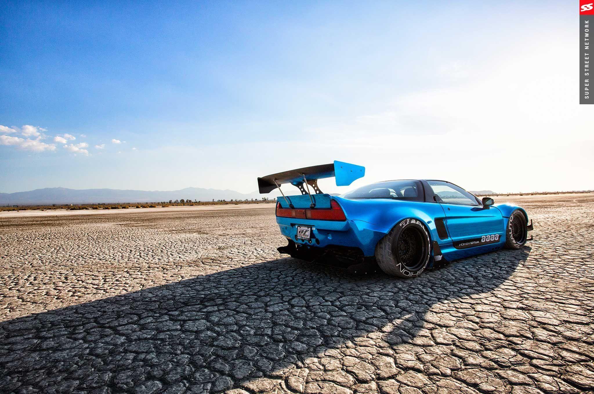 1992 acura nsx rocket bunny cars coupe modified blue wallpapers