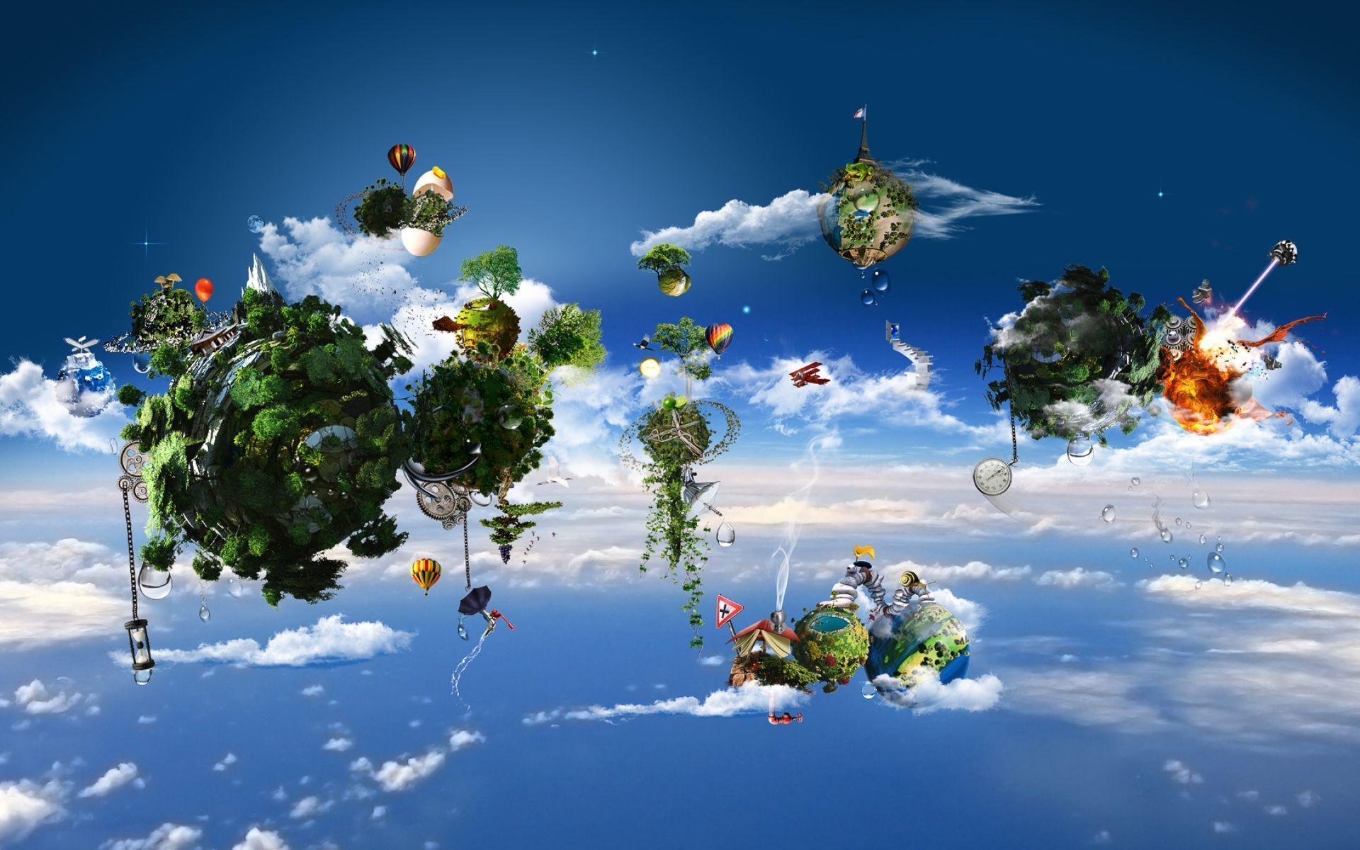 Amazing 3D Cloud And Nature Wallpaper. HD 3D and Abstract