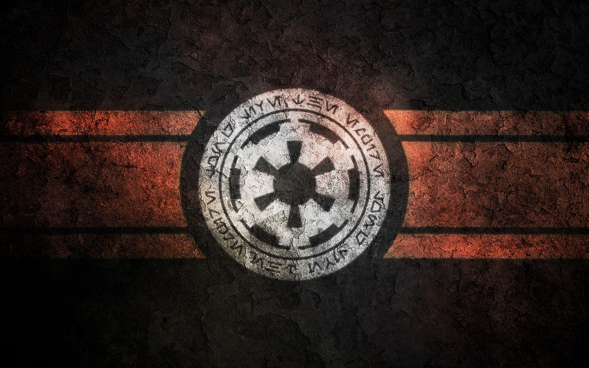 Star wars coat of arms rusted logos galactic empire wallpaper