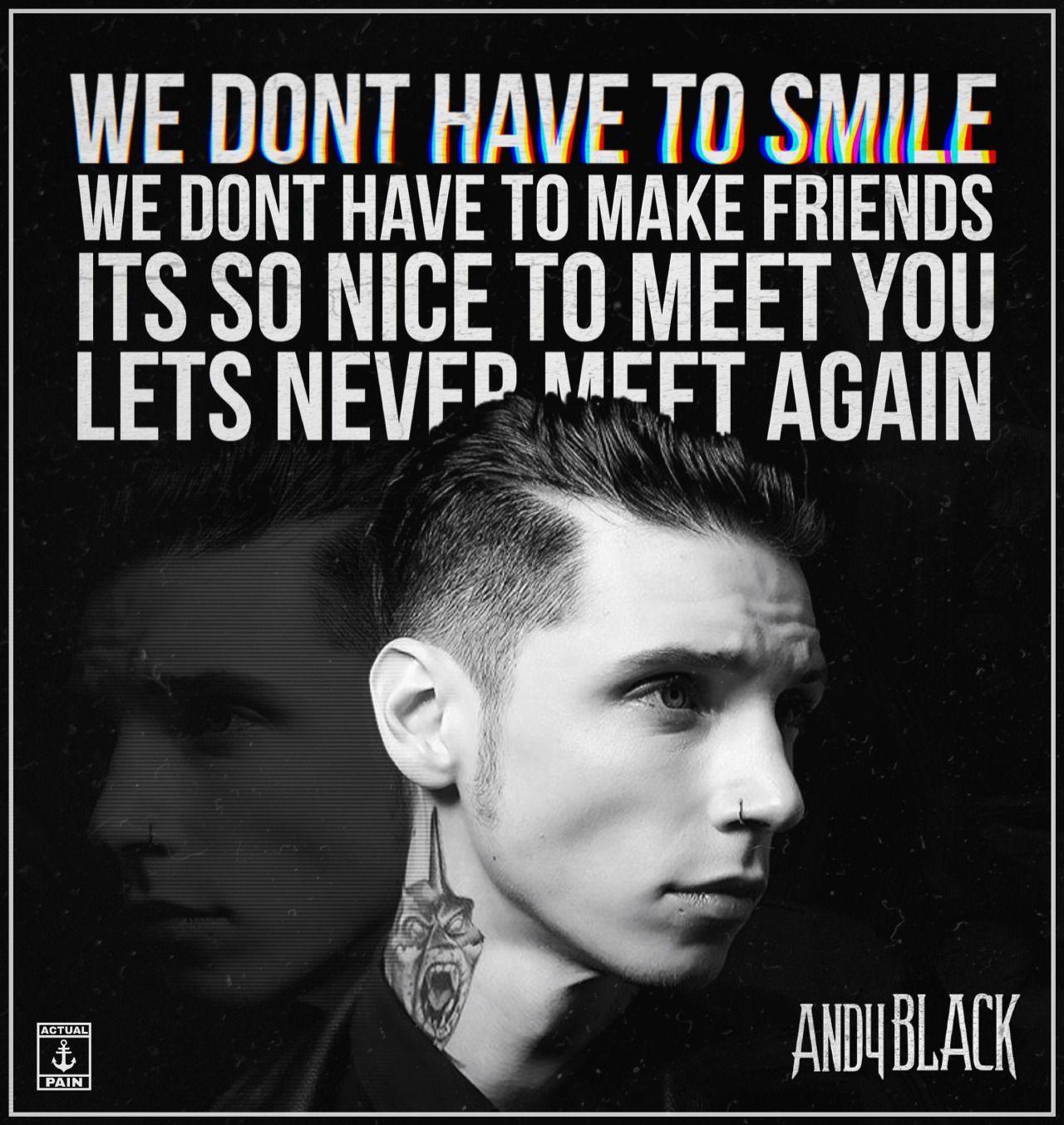 Andy Black Wallpaper. Either Ribcage or Homecoming King