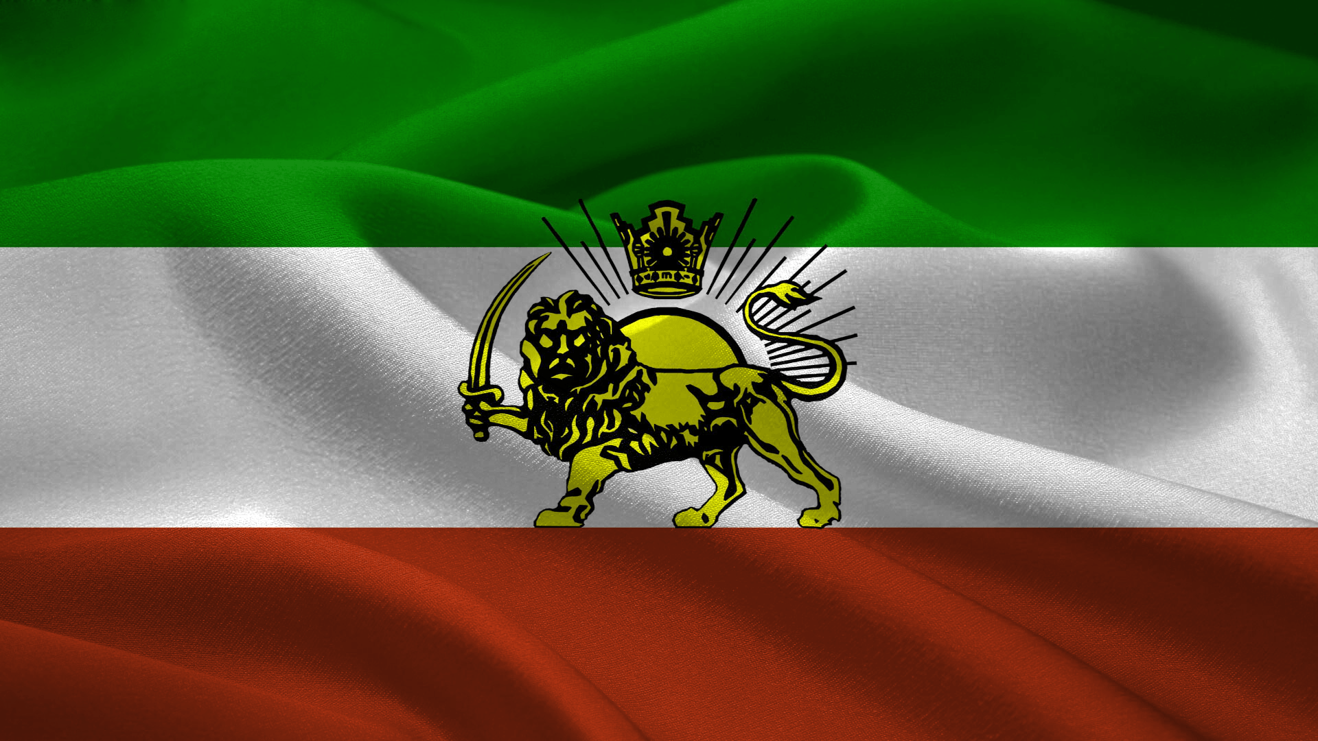 Iran Flag HD Wallpaper- Stephie Pahlavi Zan and His