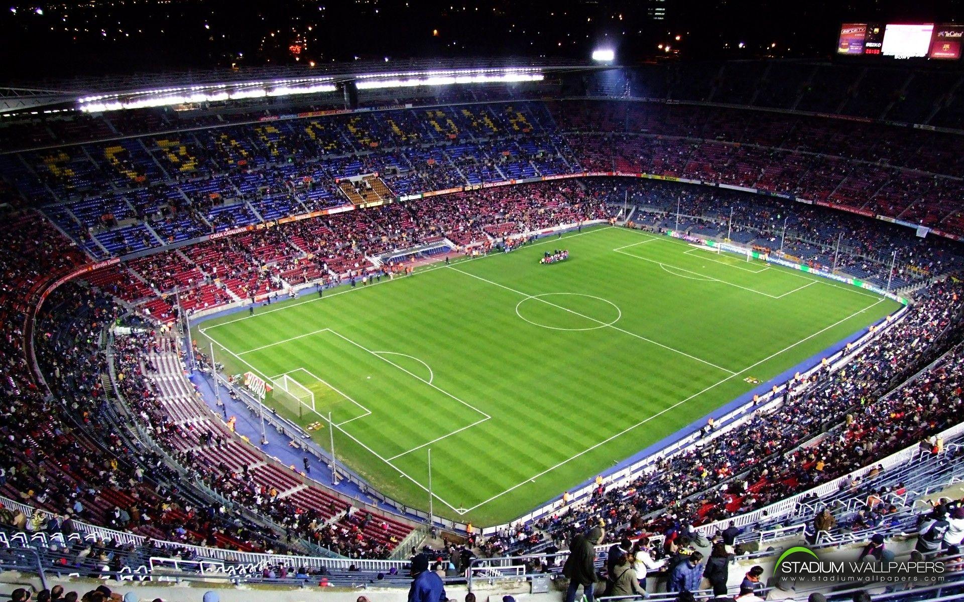 soccer, stadium, FC Barcelona, football field wallpaper