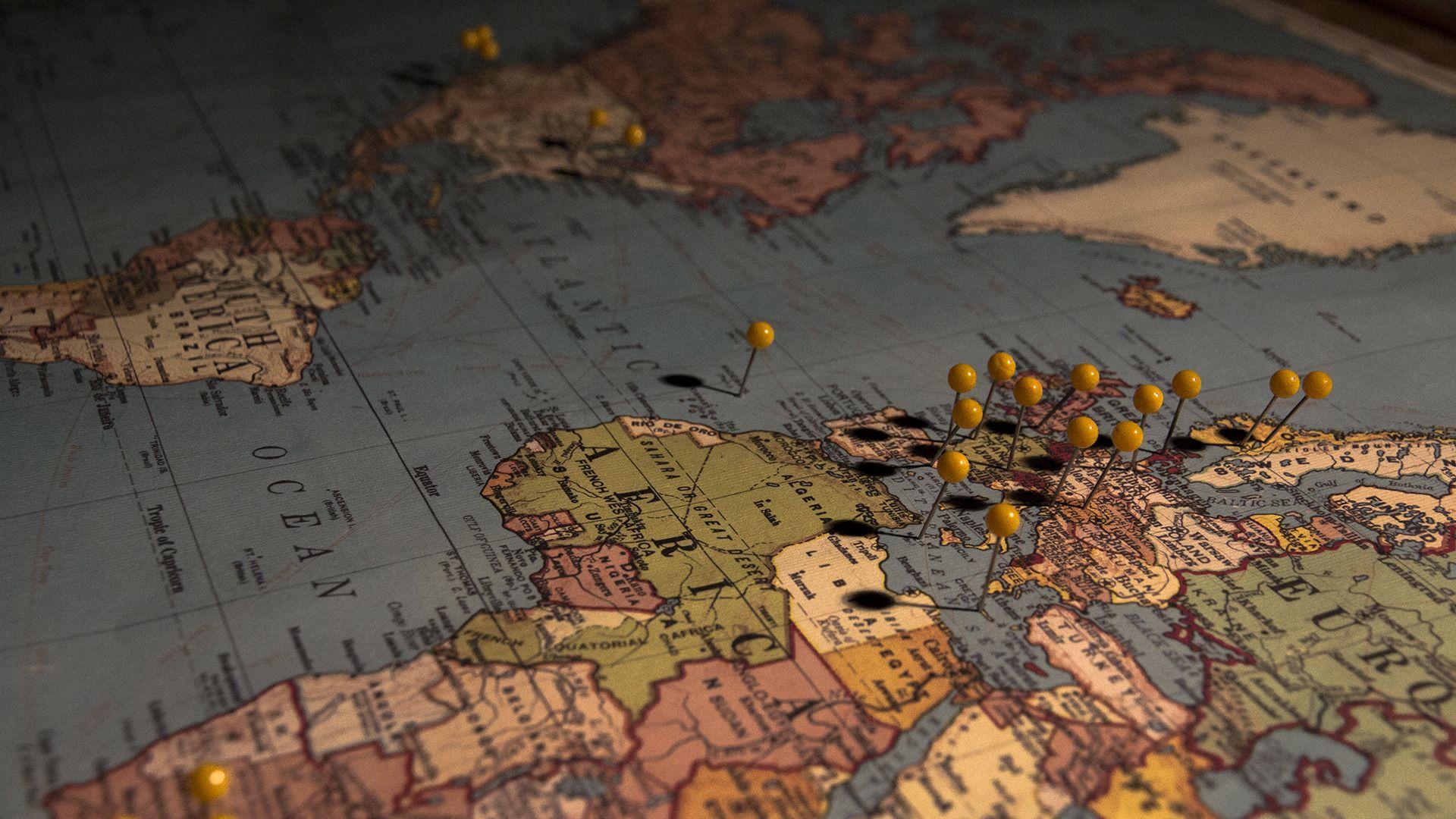 World Map Wallpaper Collection For Free Download