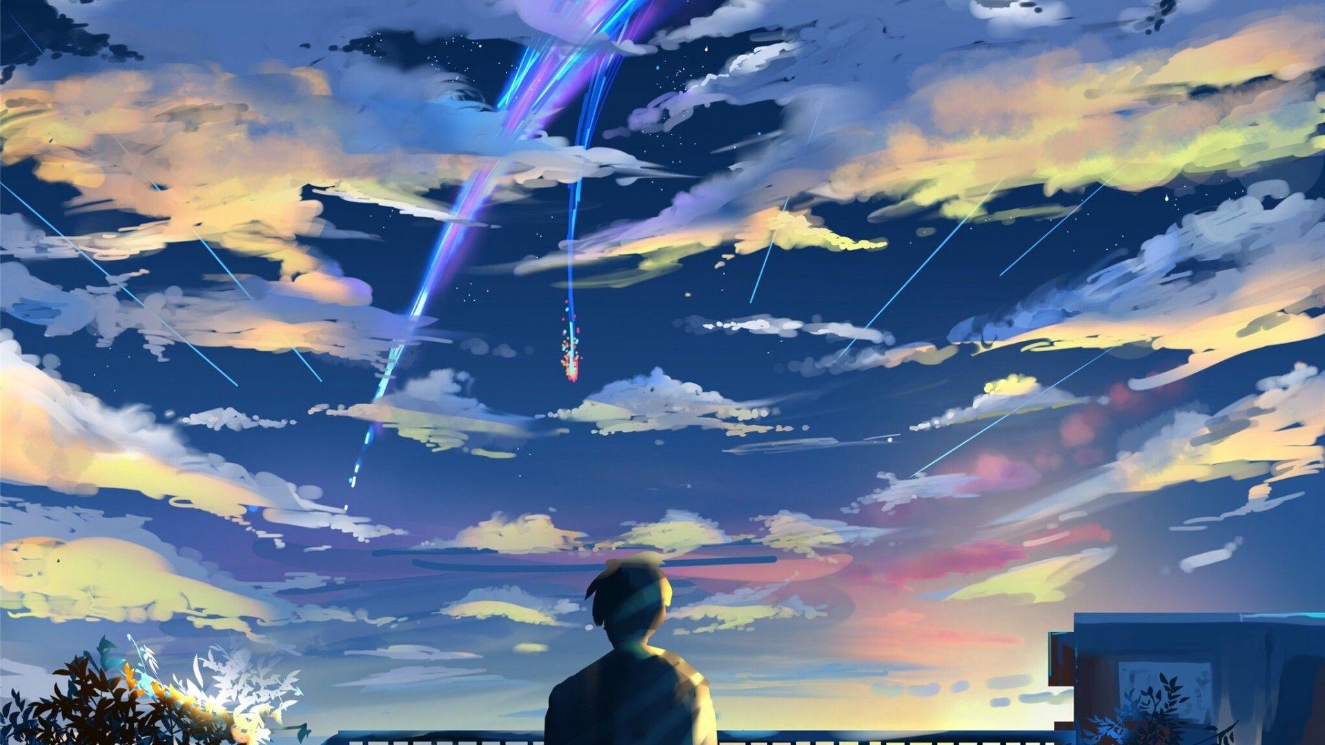 from the anime your name [1920x1080] : r/wallpaper