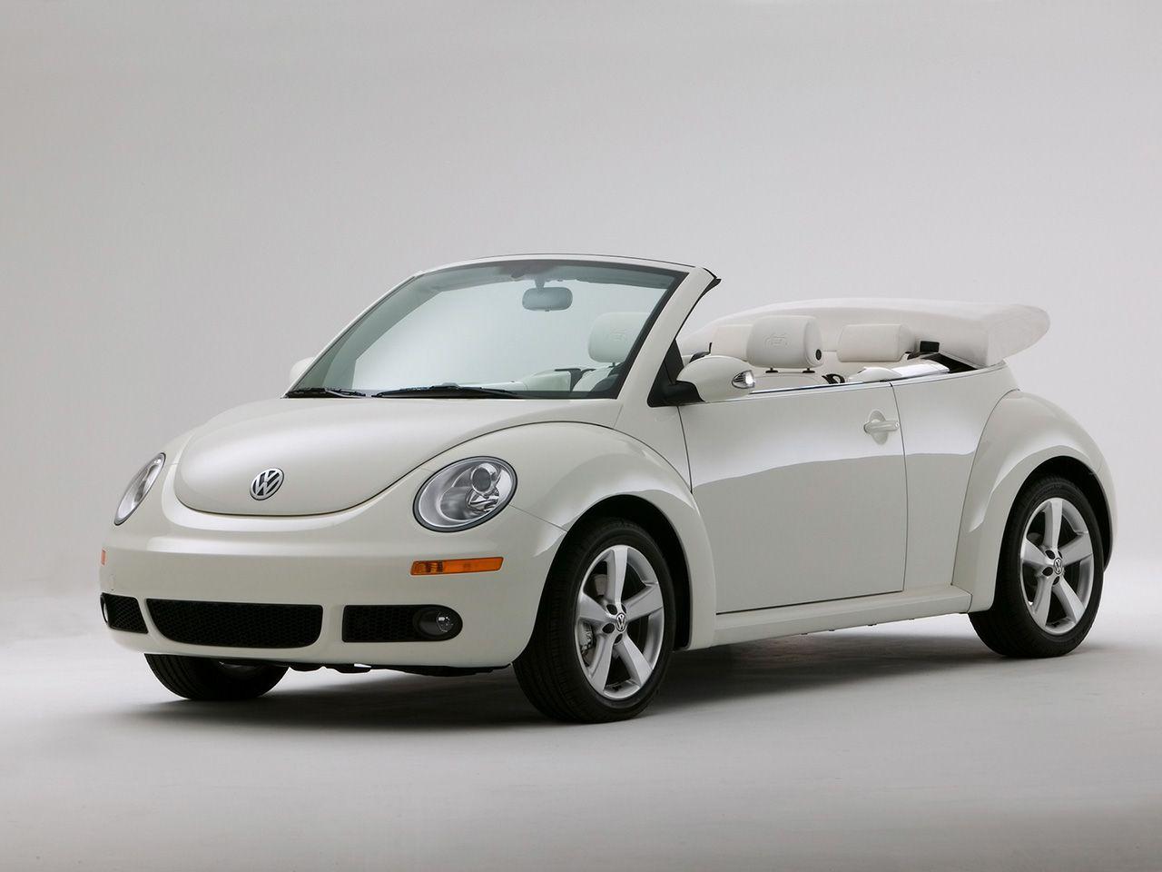 Styles Desktop Wallpaper: white volkswagen beetle convertible