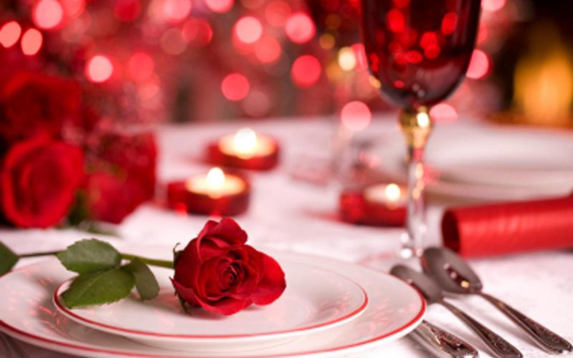 3D Object & CG Other Wallpaper: Romantic Dinner Wallpapers.
