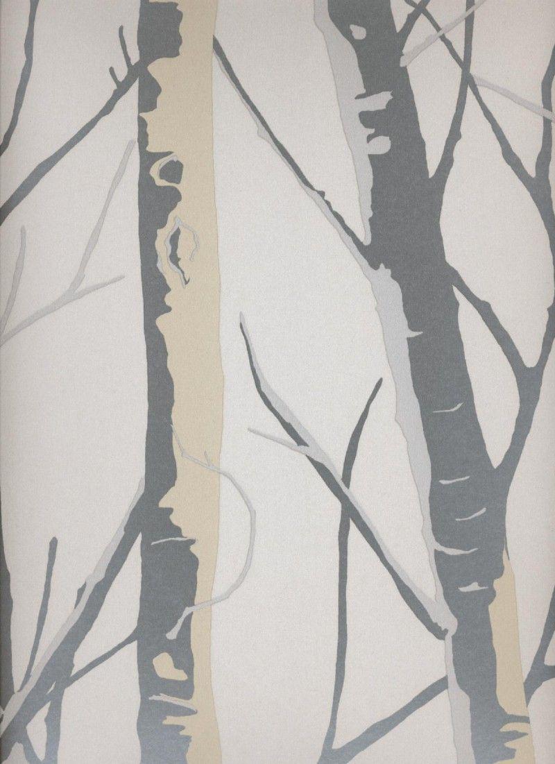 Fine Decor Birch Tree Wallpaper Natural Beige / Cream Decor