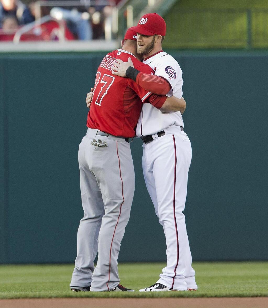 Mike Trout.thank the baseball God's for this guy!. All baseball