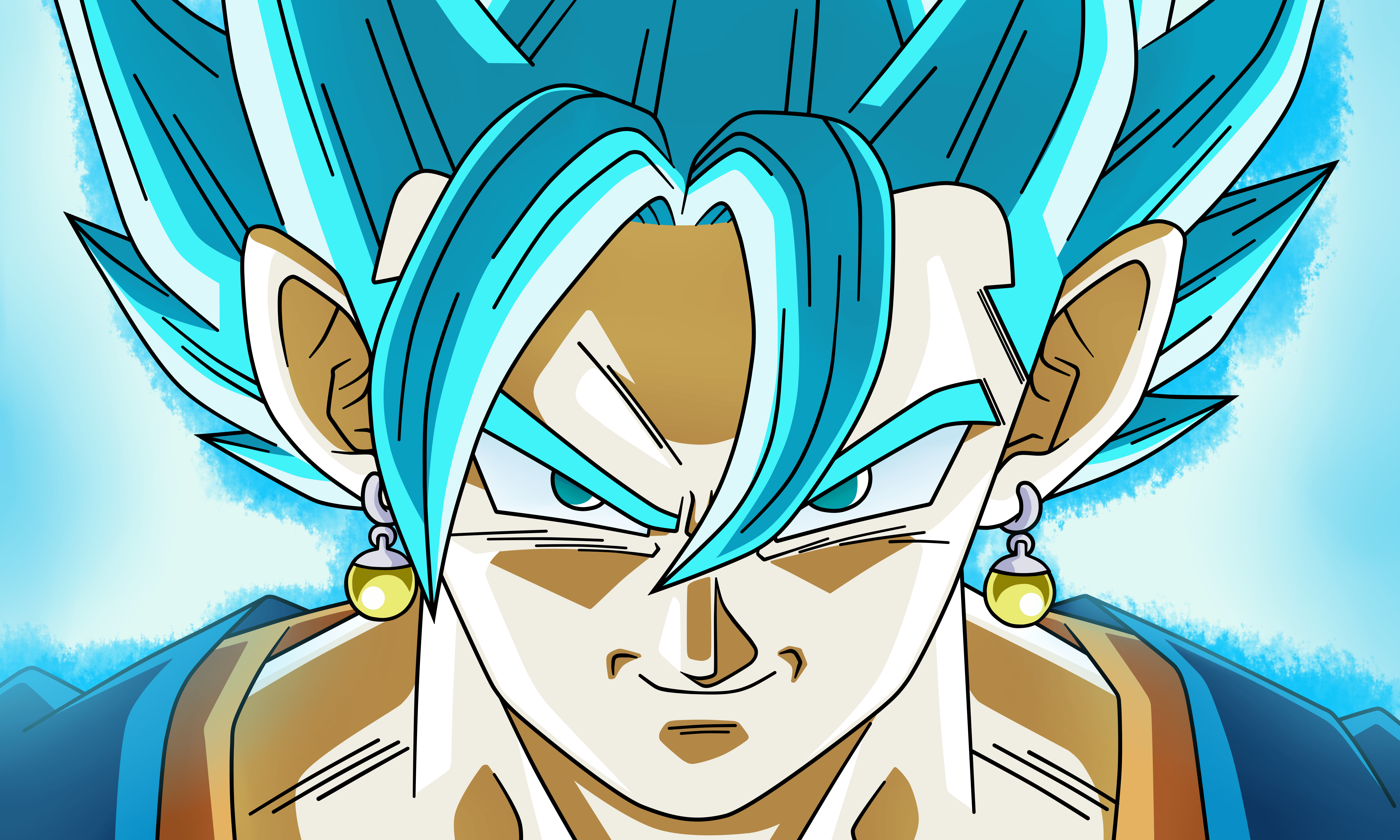 SSGSS Vegito HD Wallpaper and Background Image