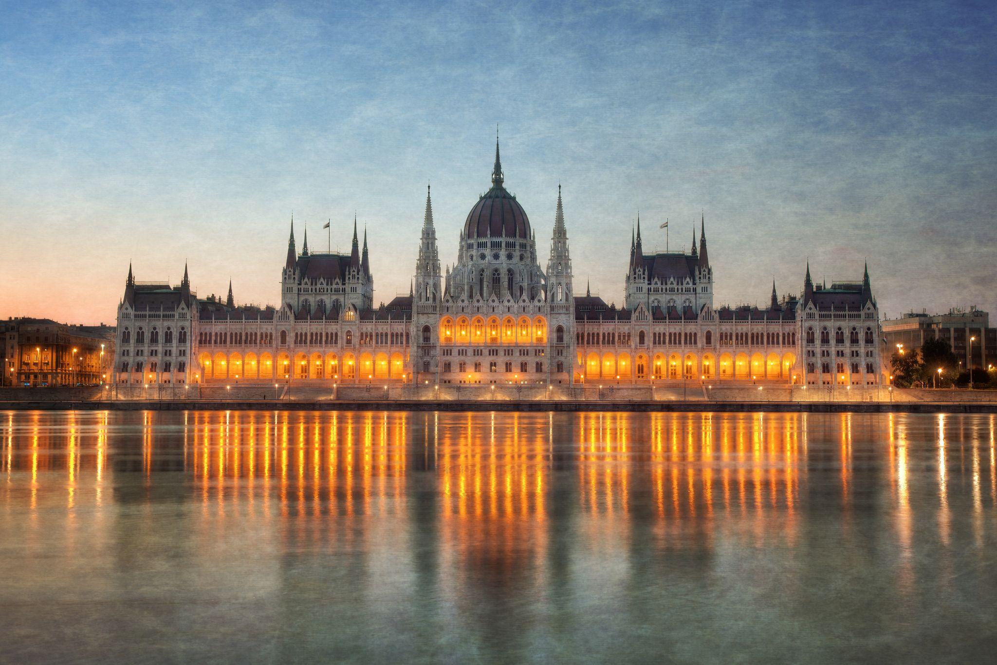 Hungarian Parliament Building HD Wallpaper. Background