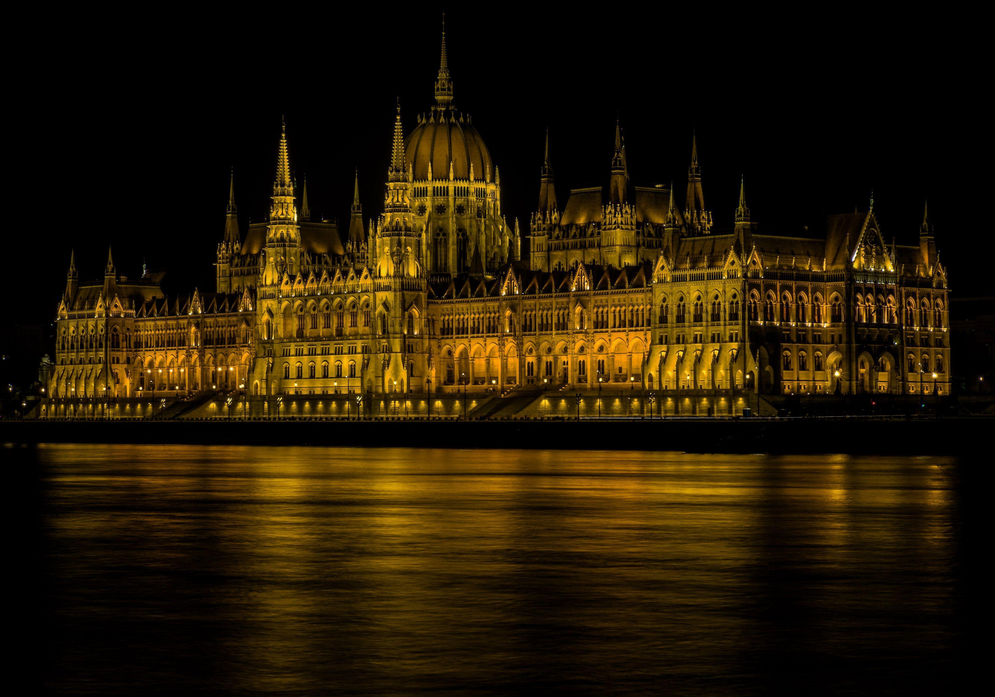 Hungarian Parliament Building HD Wallpaper. Background