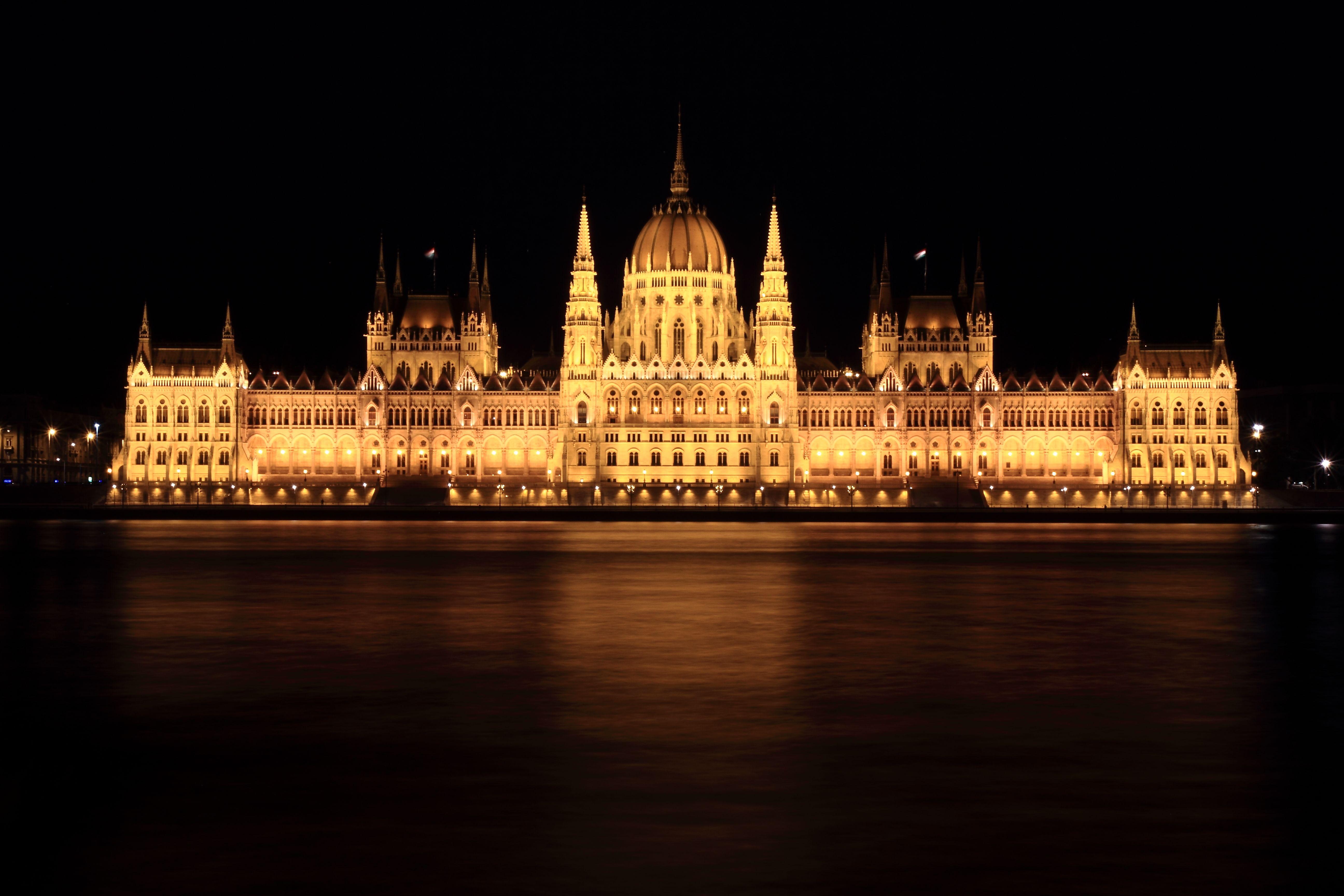 Hungarian Parliament Building HD Wallpaper. Background