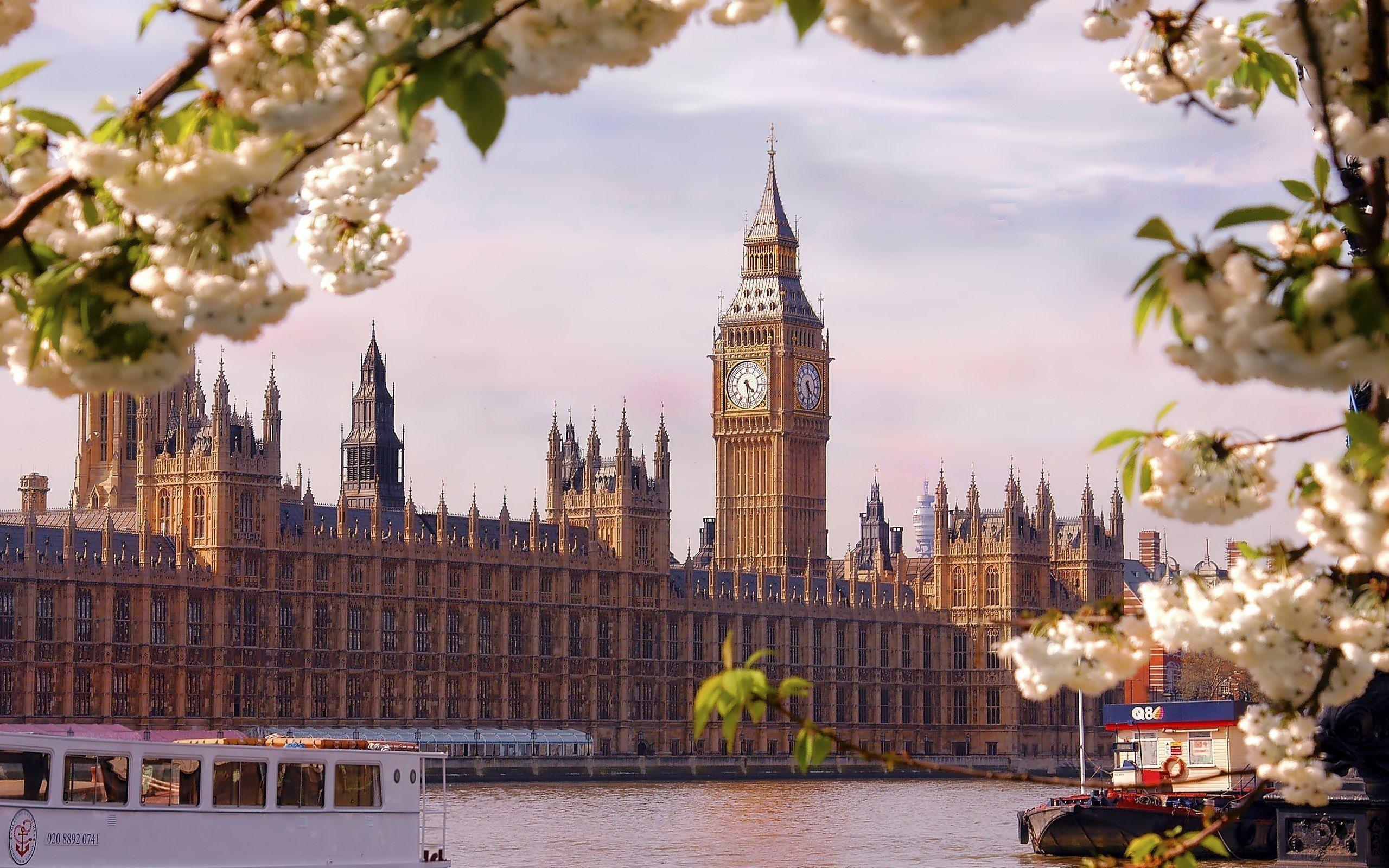 Download Wallpaper 2560x1600 City, England, London, Houses