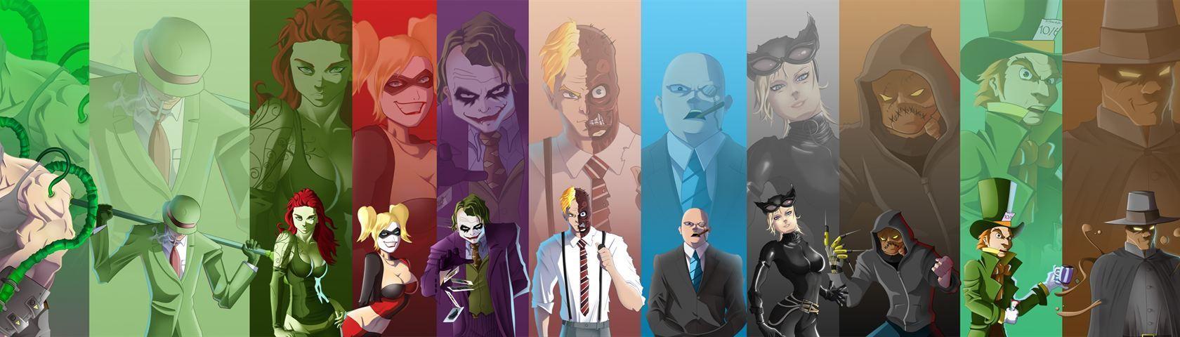 Batman Villains • Image • WallpaperFusion • WallpaperFusion
