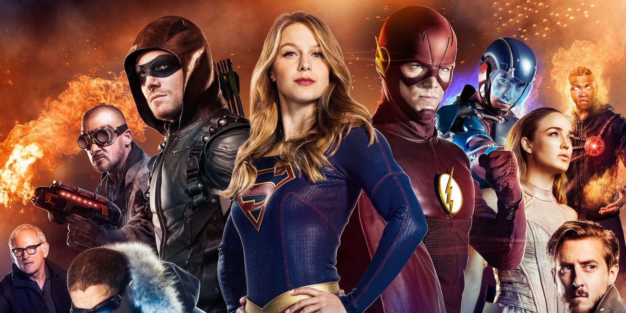 CW DC Superhero Crossover. Tv Shows HD 4k Wallpaper