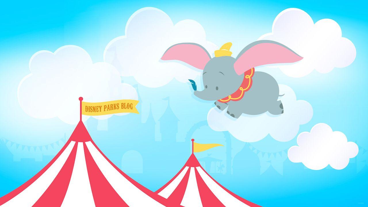 45th Anniversary Wallpaper: Dumbo The Flying Elephant. Disney