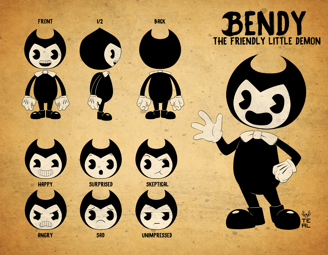 bendy and the ink machines. The o