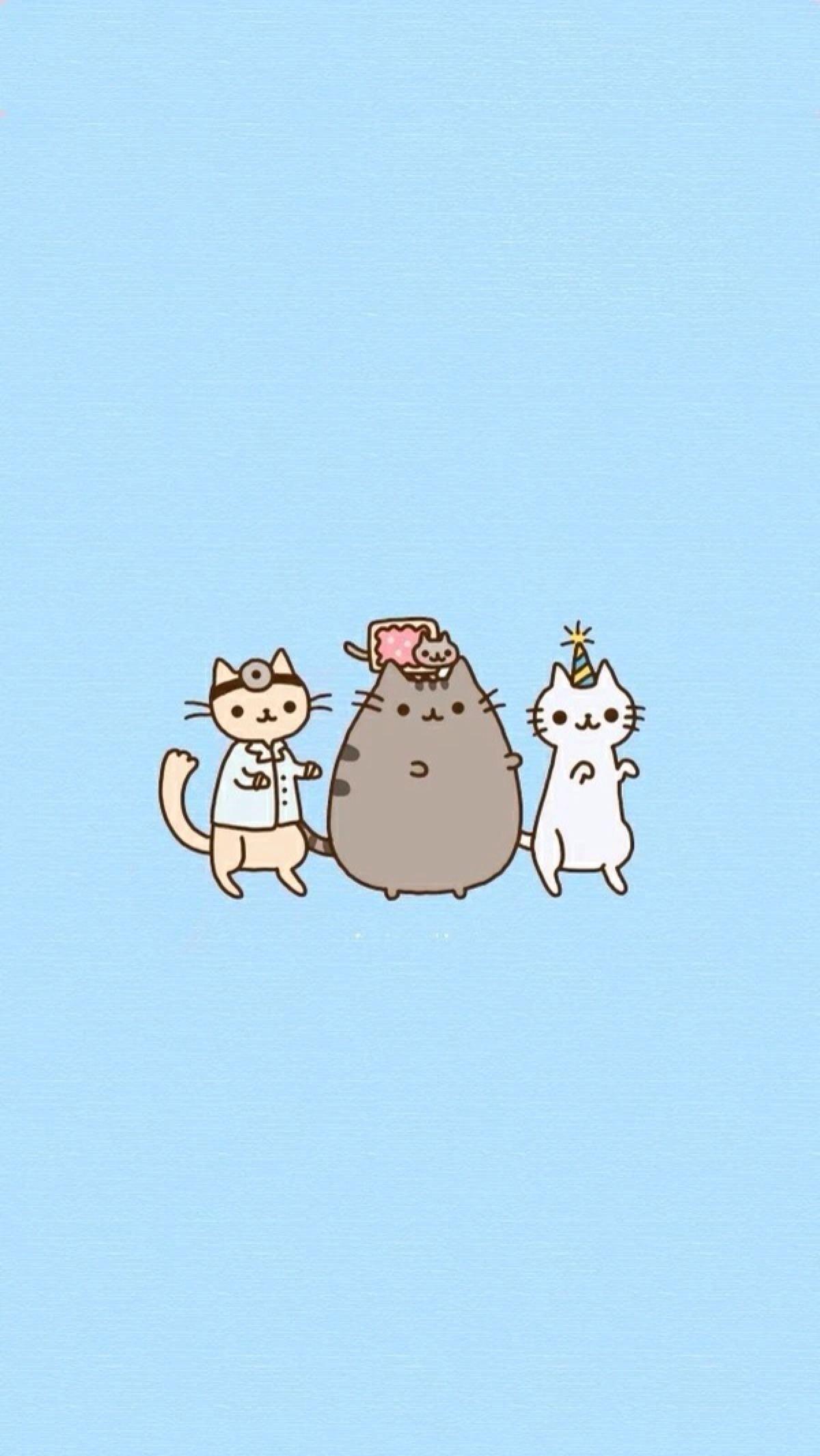 Pusheen The Cat Background. Funny Cat & Dog Picture