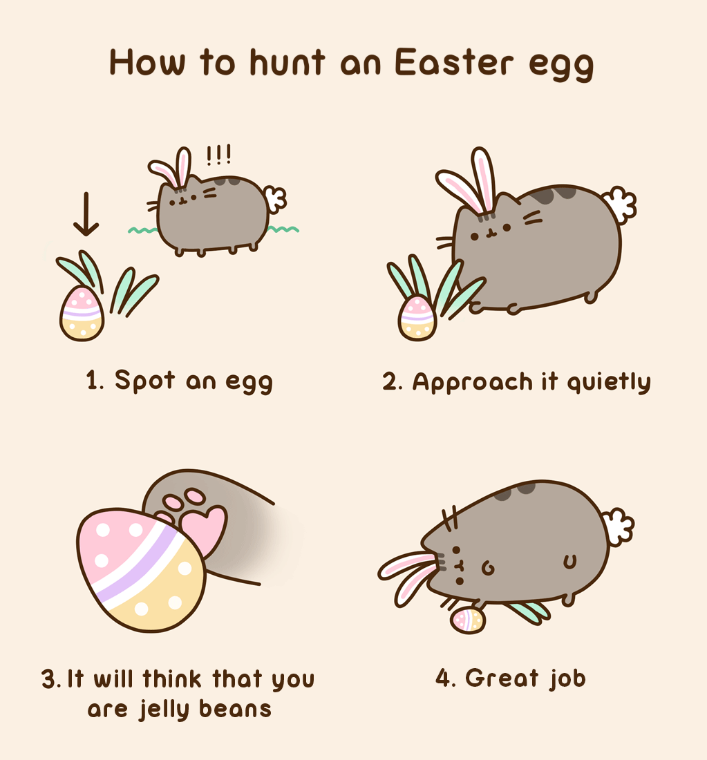 Pusheen egg hunt. funny animals (for kids)