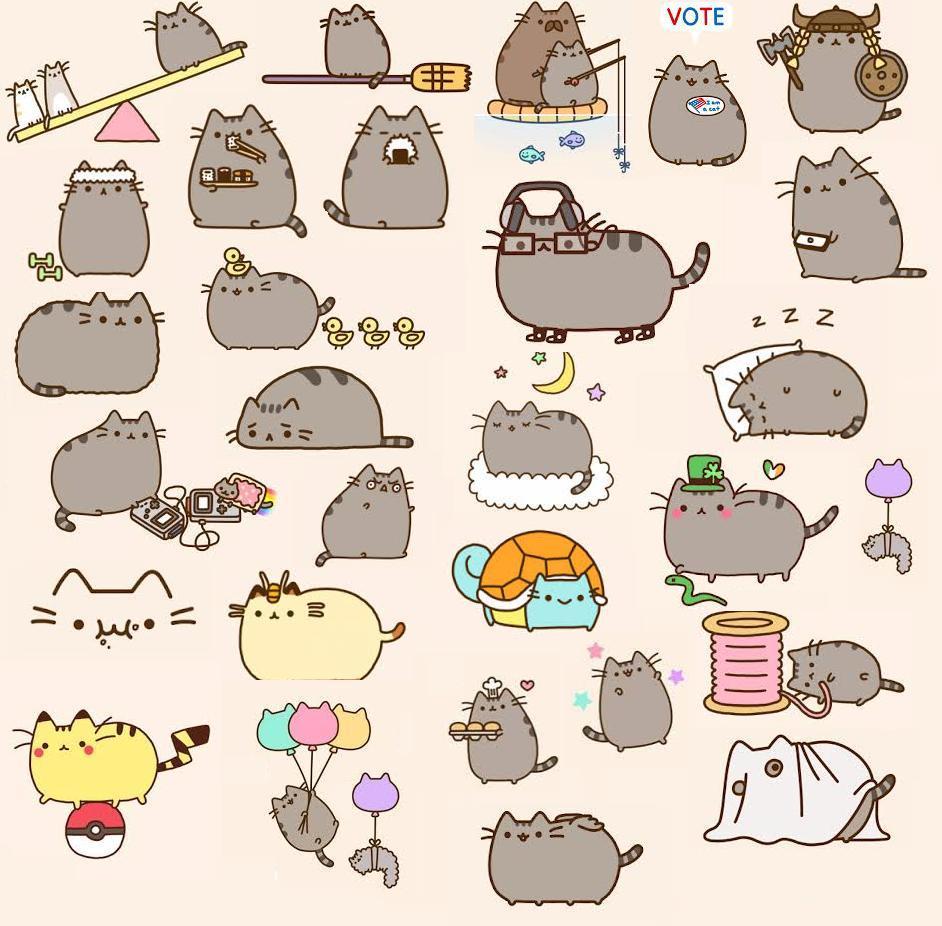 Pusheen The Cat Wallpaper Related Keywords & Suggestions
