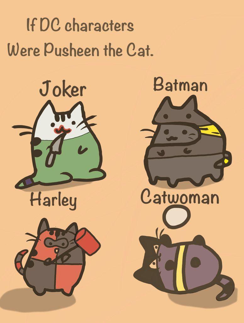 If DC Characters were Pusheen the Cat