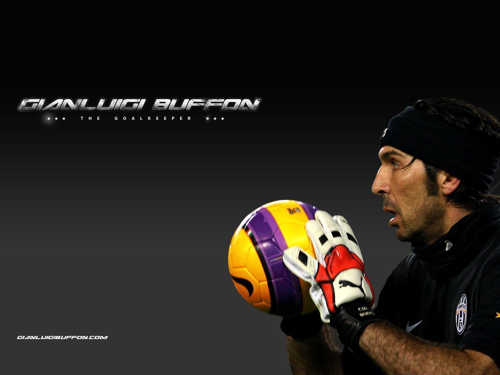 Italian No.1 Gianluigi Buffon. Tiamo Juve. Italian