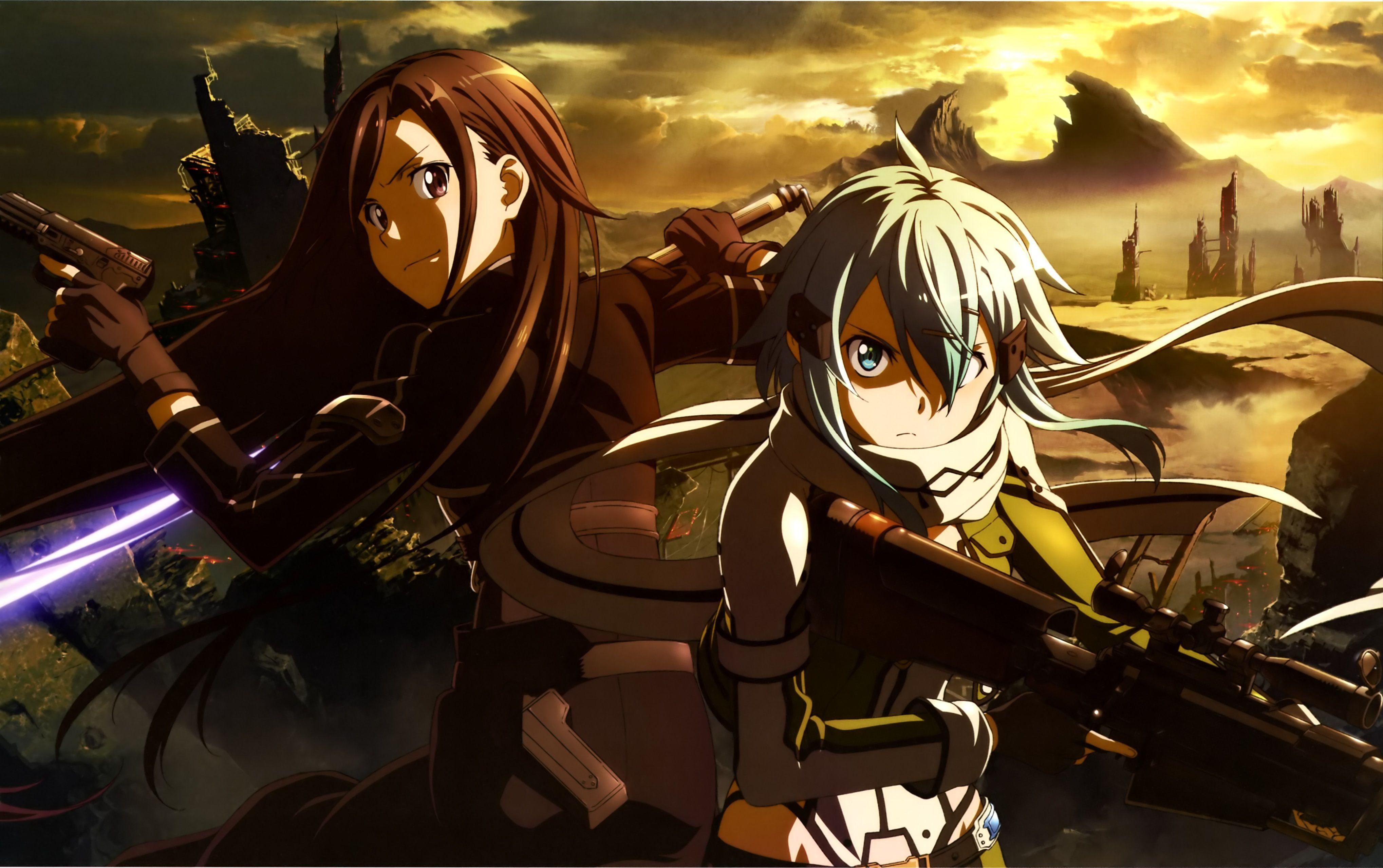 Sinon (Sword Art Online) HD Wallpaper