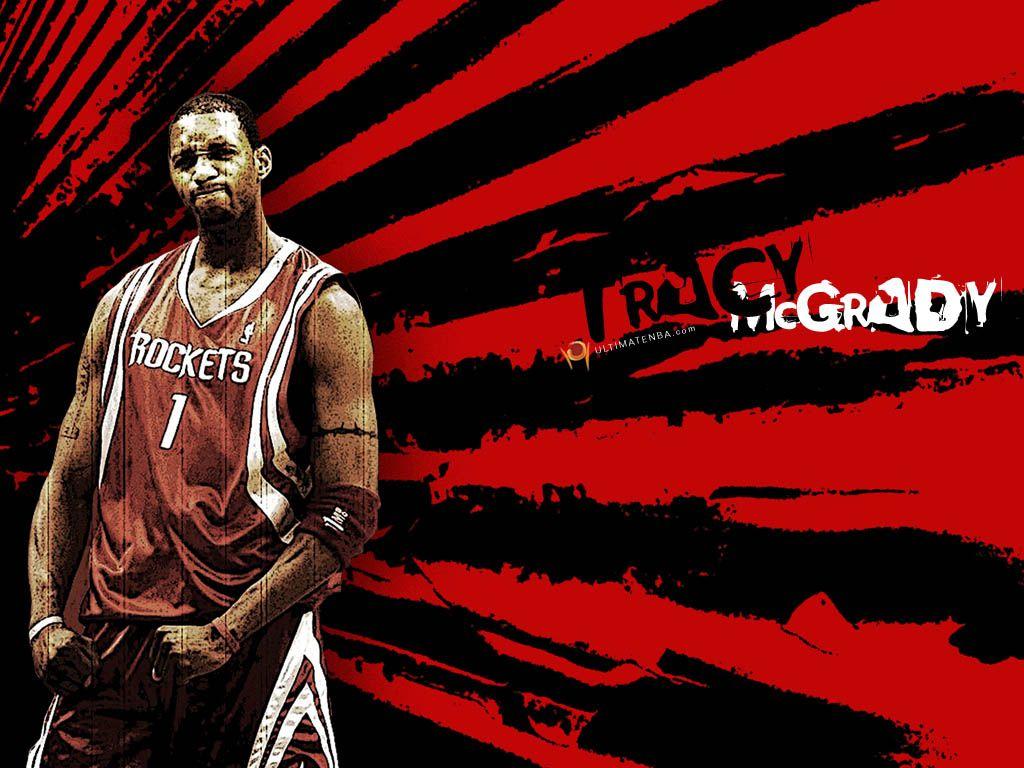 Download Tracy McGrady at the peak of his stardom Wallpaper