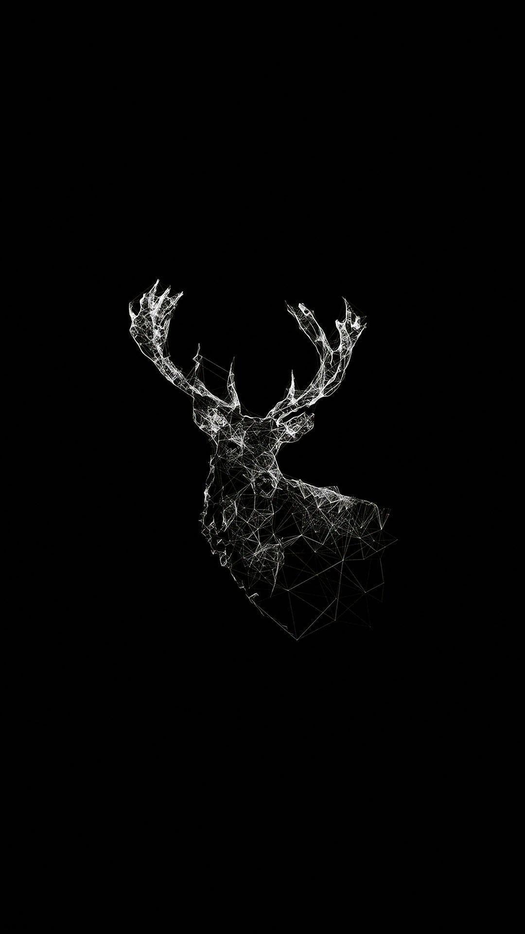 Low Poly Deer Illustration Android Wallpaper. Android Wallpaper