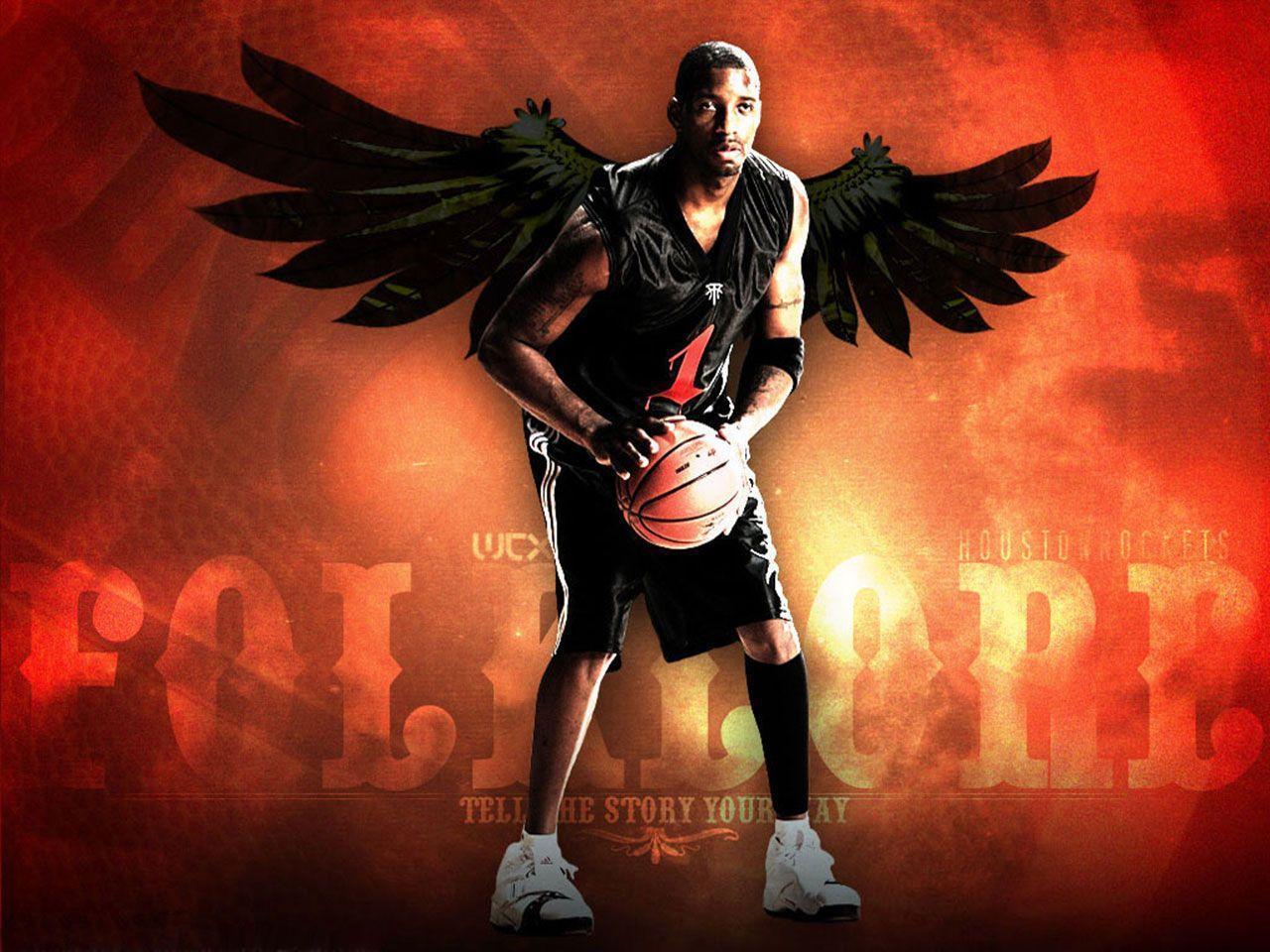Tracy McGrady Black Angel Wallpaper. Basketball Wallpaper at